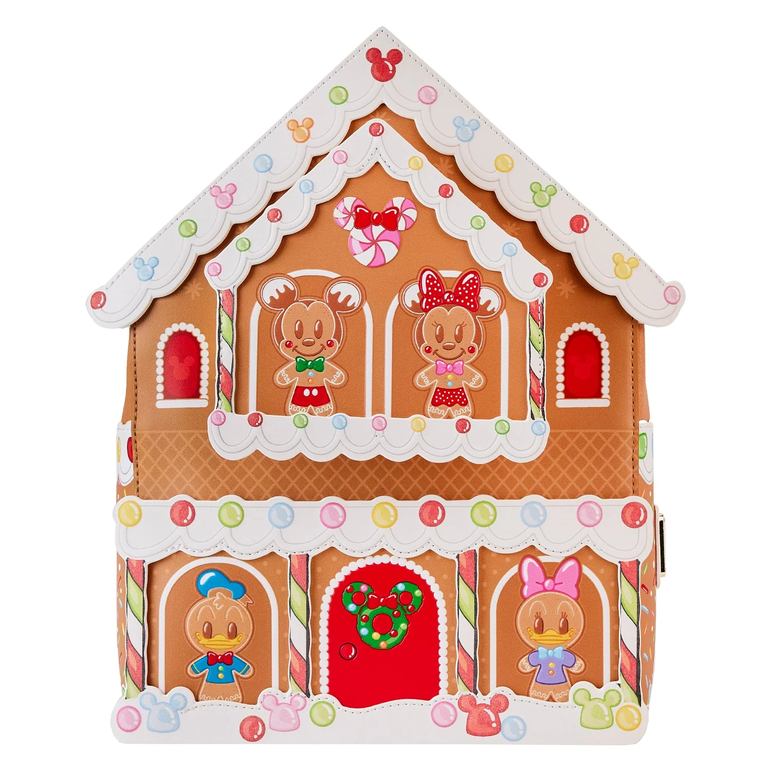 Loungefly x Disney Mickey and Friends Gingerbread House Mini Backpack - Image 2