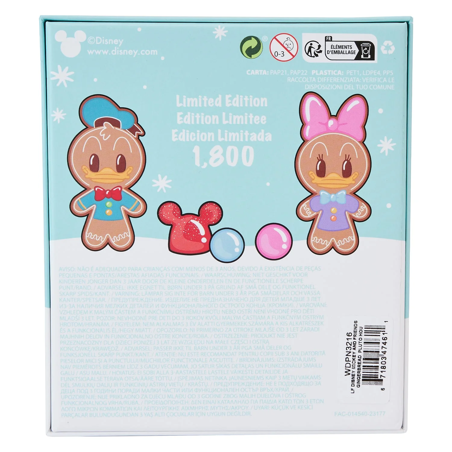 Loungefly x Disney Mickey and Friends Gingerbread Pluto House Sliding Pin - Image 4