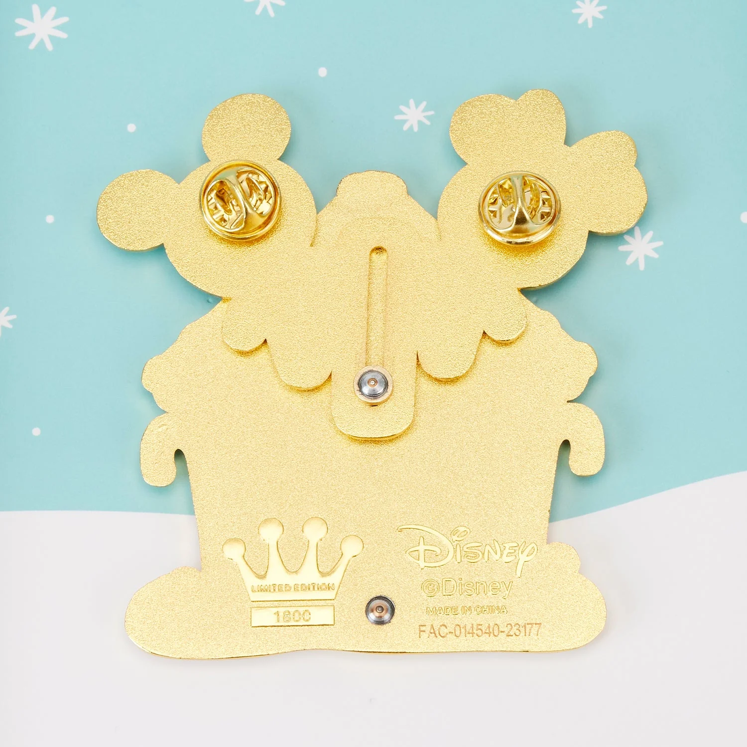 Loungefly x Disney Mickey and Friends Gingerbread Pluto House Sliding Pin - Image 5