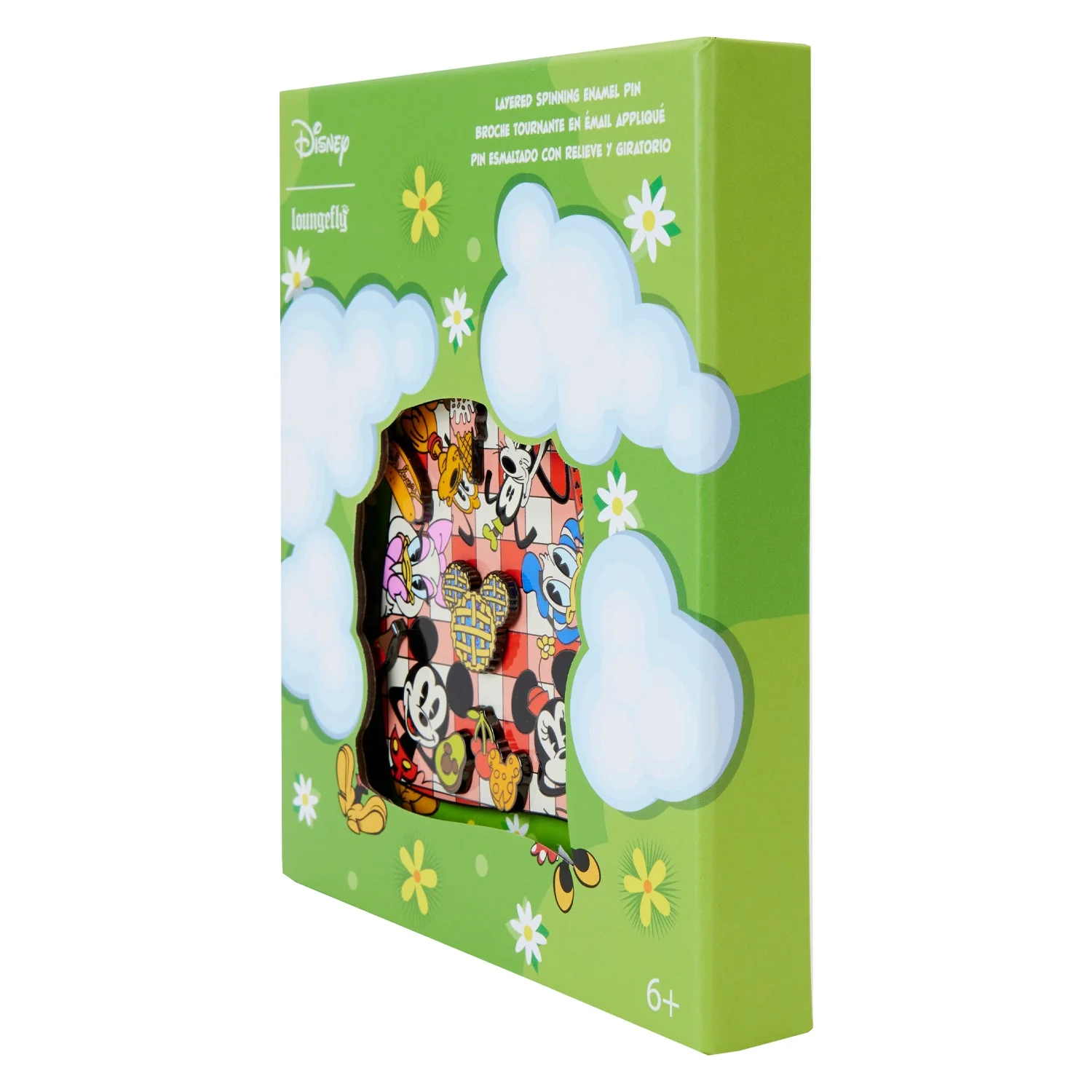 Loungefly x Disney Mickey and Friends Picnic 3 Inch Pin - Image 2