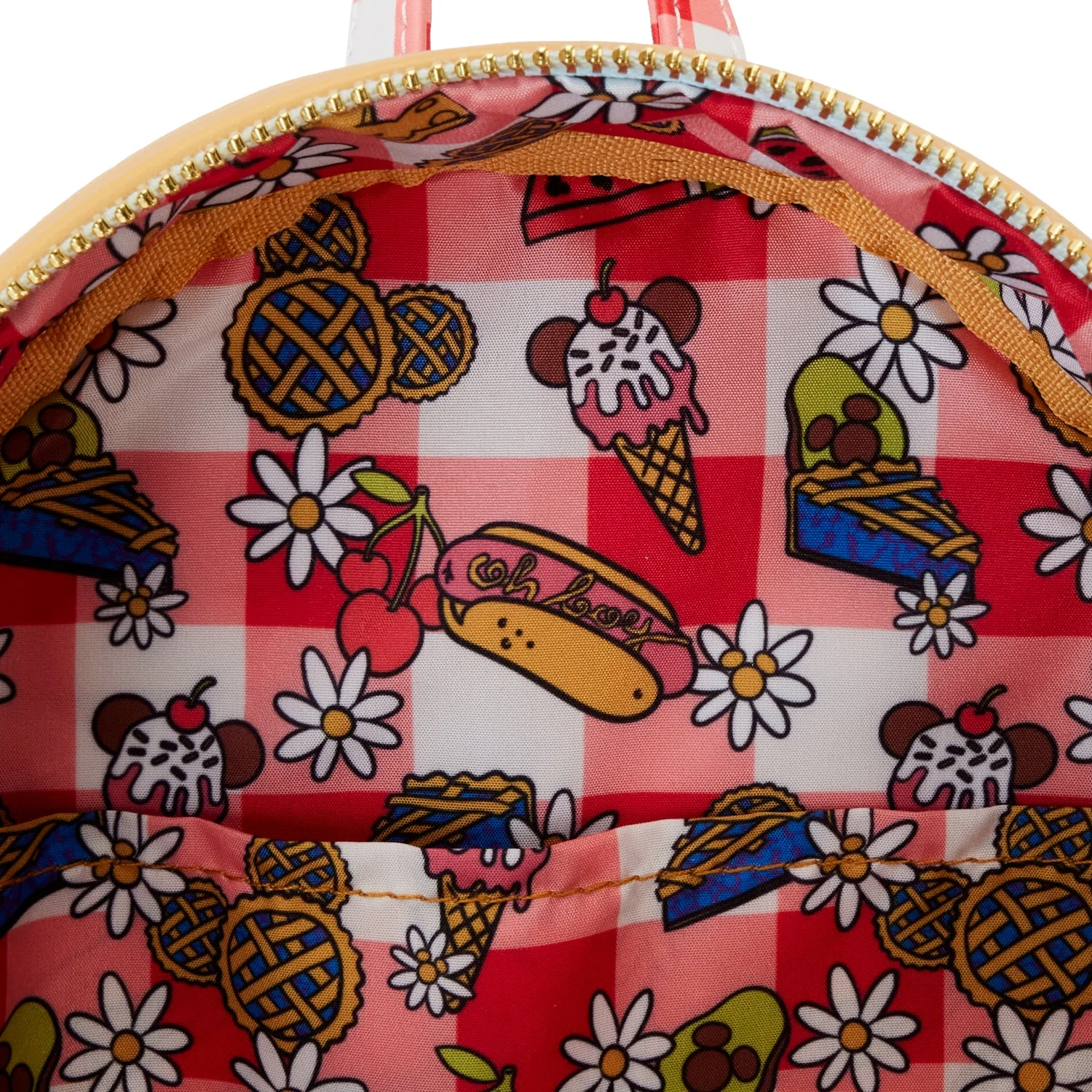 Loungefly x Disney Mickey and Friends Picnic Mini Backpack - Image 8
