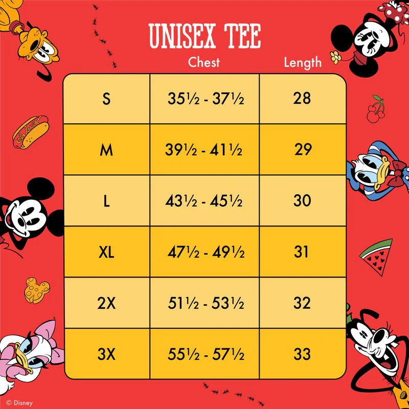 Loungefly x Disney Mickey and Friends Picnic Unisex T-Shirt - Image 4