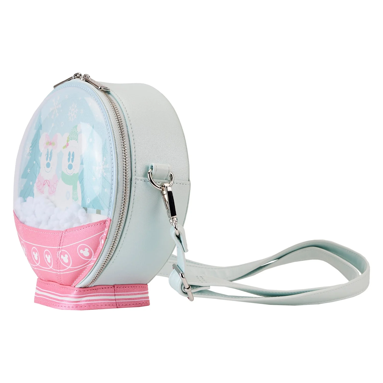 Loungefly x Disney Mickey and Friends Winter Snow Globe Crossbody Bag - Image 4