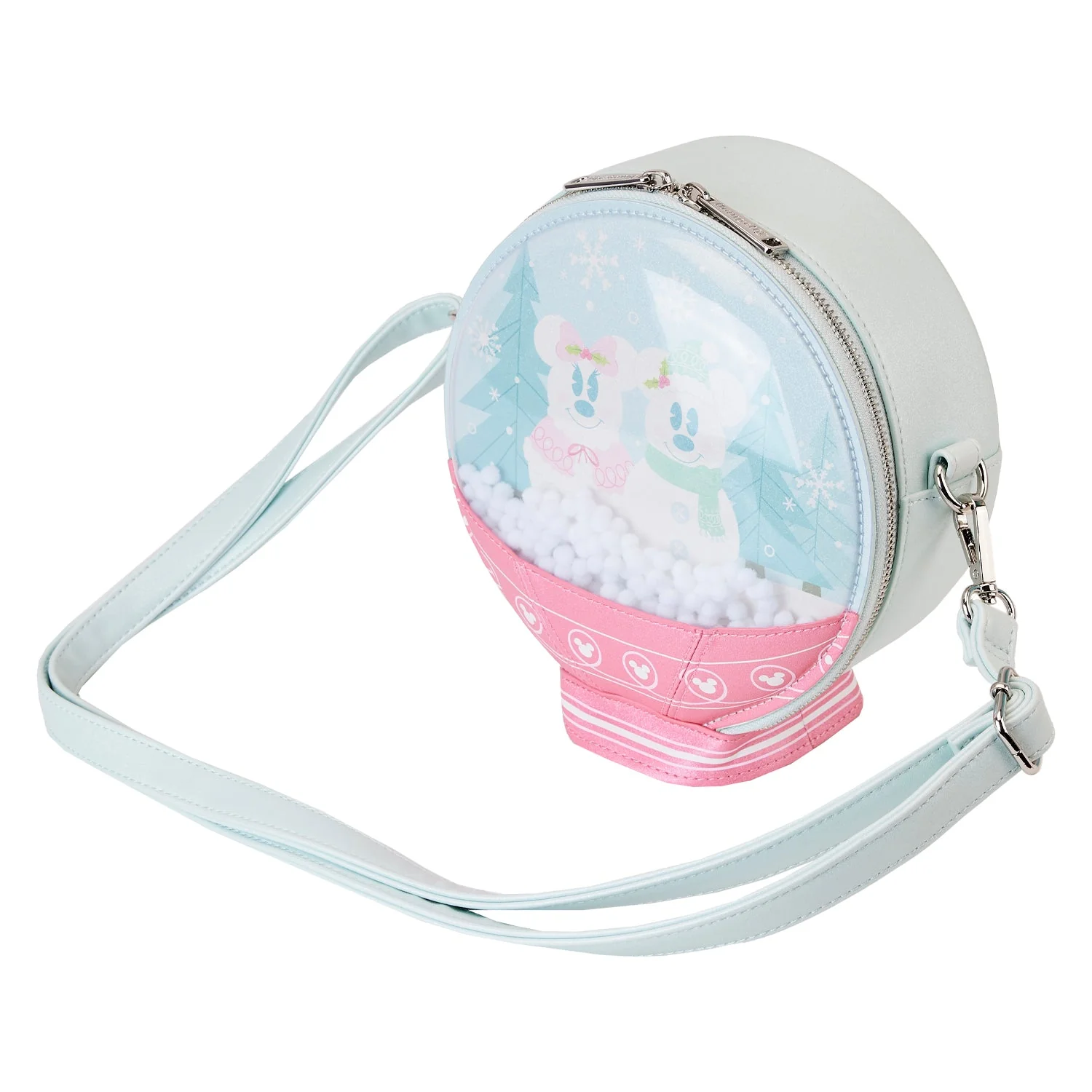 Loungefly x Disney Mickey and Friends Winter Snow Globe Crossbody Bag - Image 5