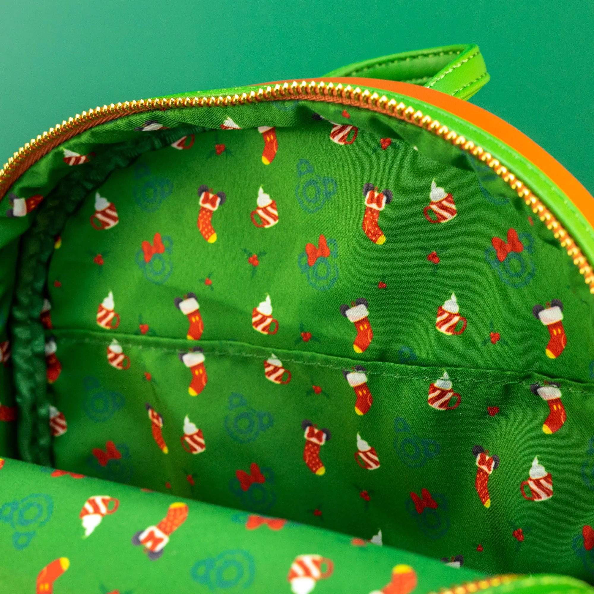 Loungefly x Disney Mickey and Minnie Christmas Fireplace Mini Backpack - Image 6