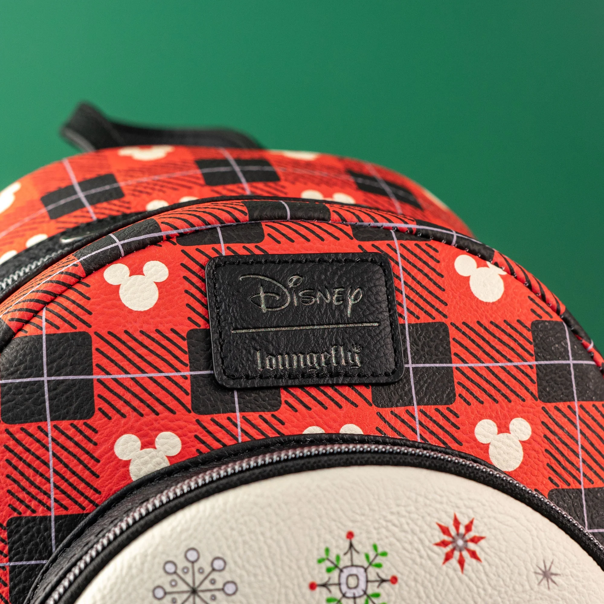 Loungefly x Disney Mickey and Minnie Christmas Sleigh Mini Backpack - Image 2