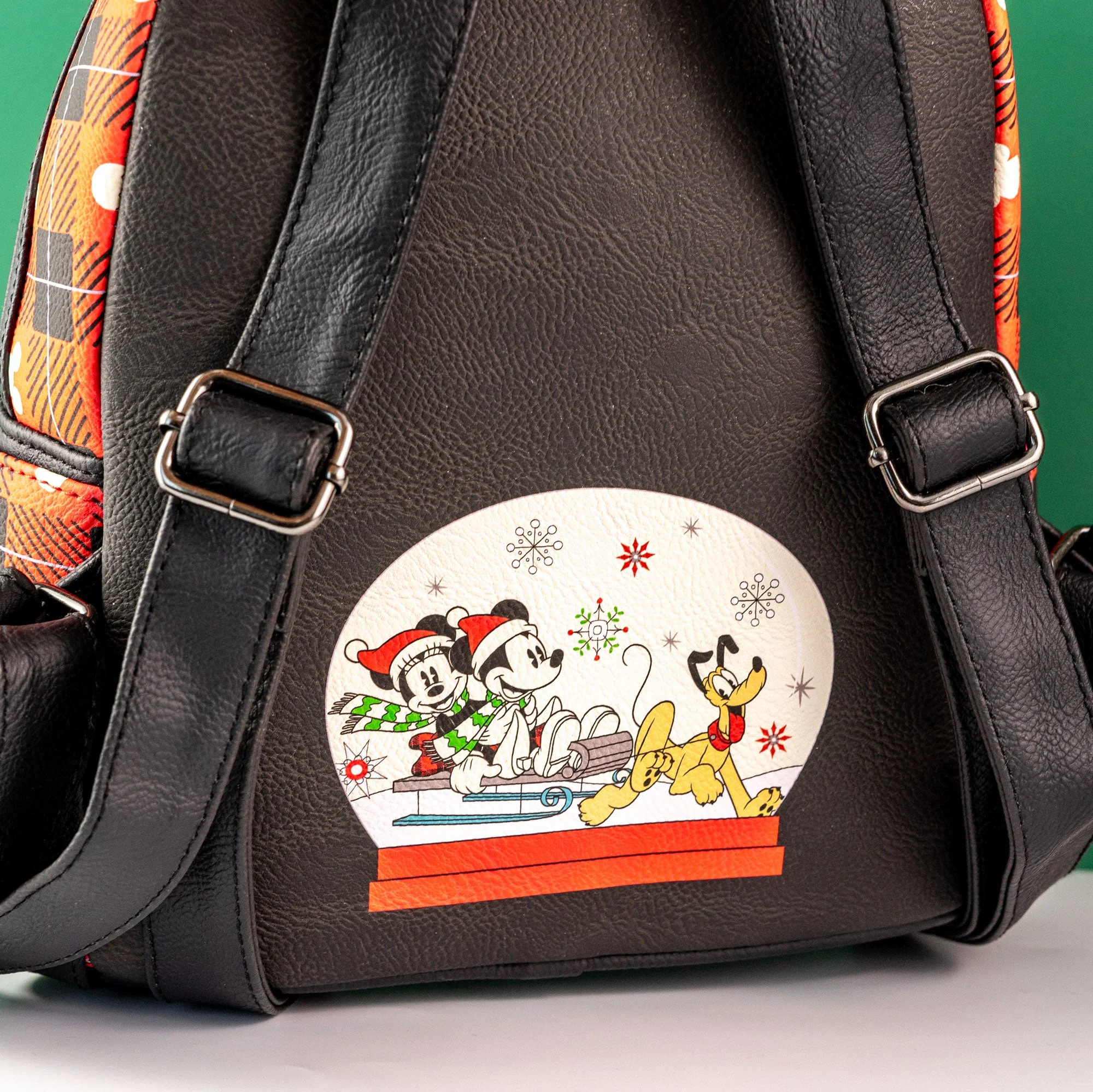 Loungefly x Disney Mickey and Minnie Christmas Sleigh Mini Backpack - Image 5