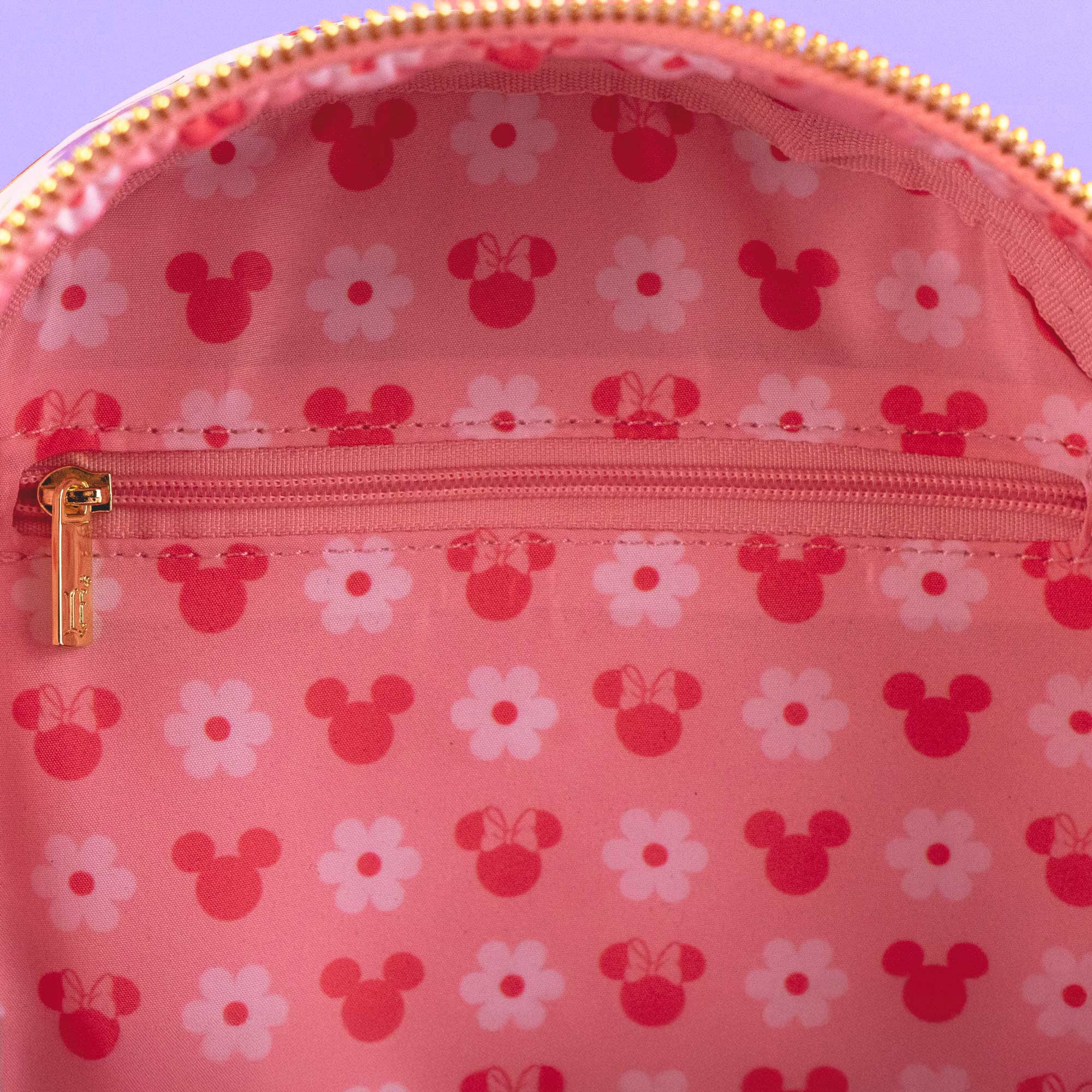 Loungefly x Disney Mickey and Minnie Floral Print Mini Backpack - Image 5