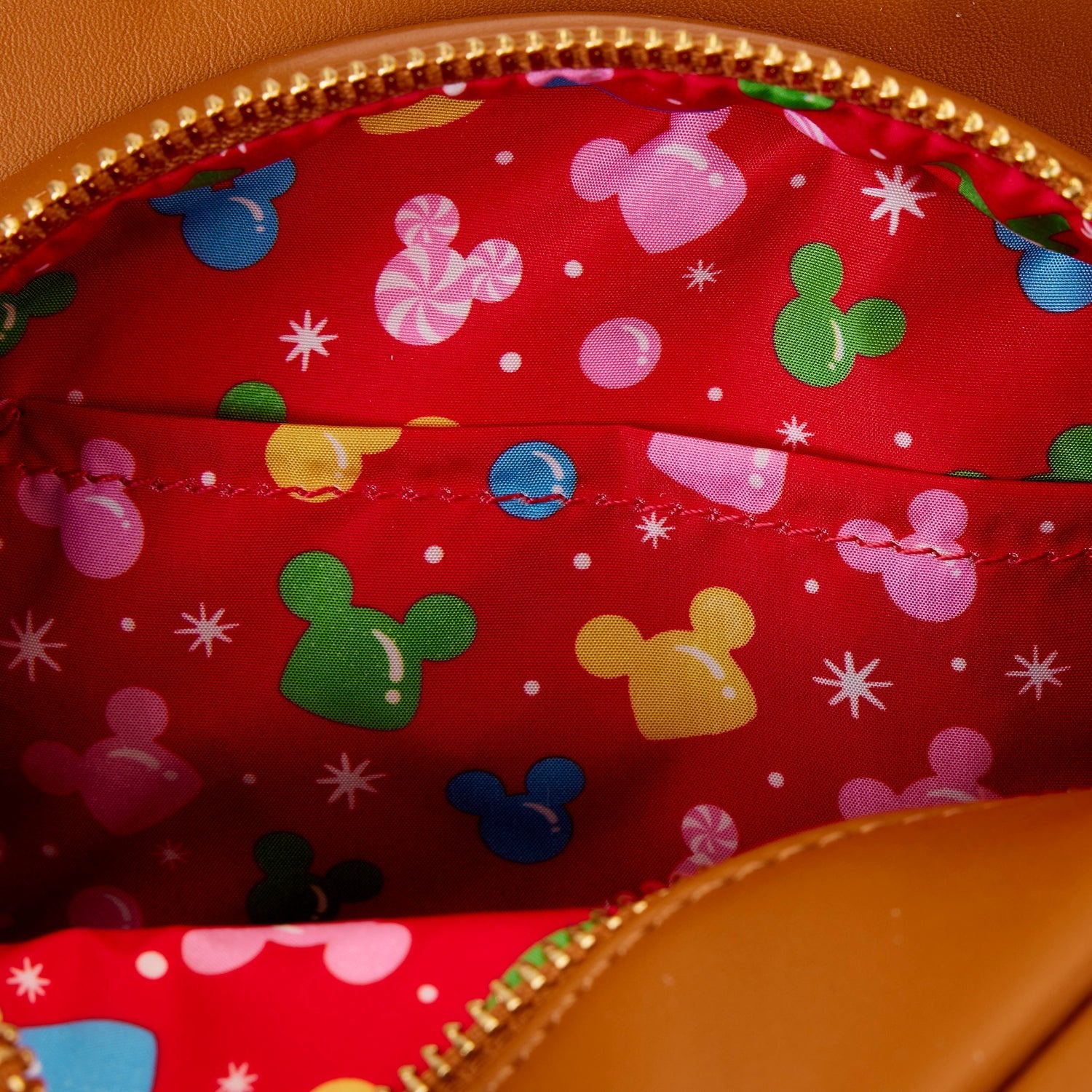 Loungefly x Disney Mickey and Minnie Gingerbread Cookie Figural Crossbody Bag - Image 5