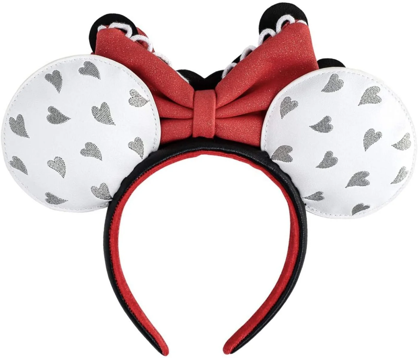 Loungefly x Disney Mickey and Minnie Mouse Heart Headband - Image 2