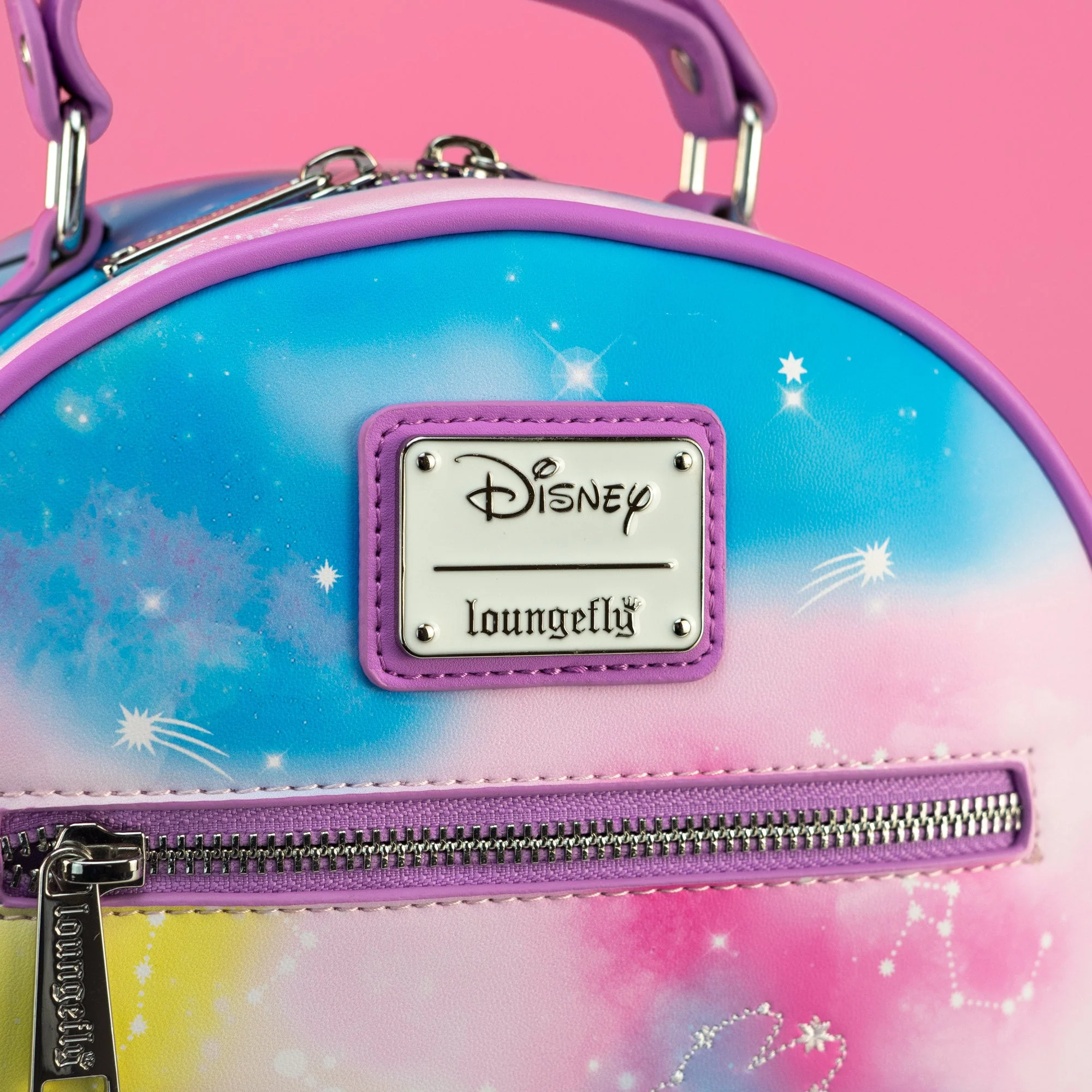 Loungefly x Disney Mickey and Minnie Mouse Constellation Kiss Mini Backpack - Image 2