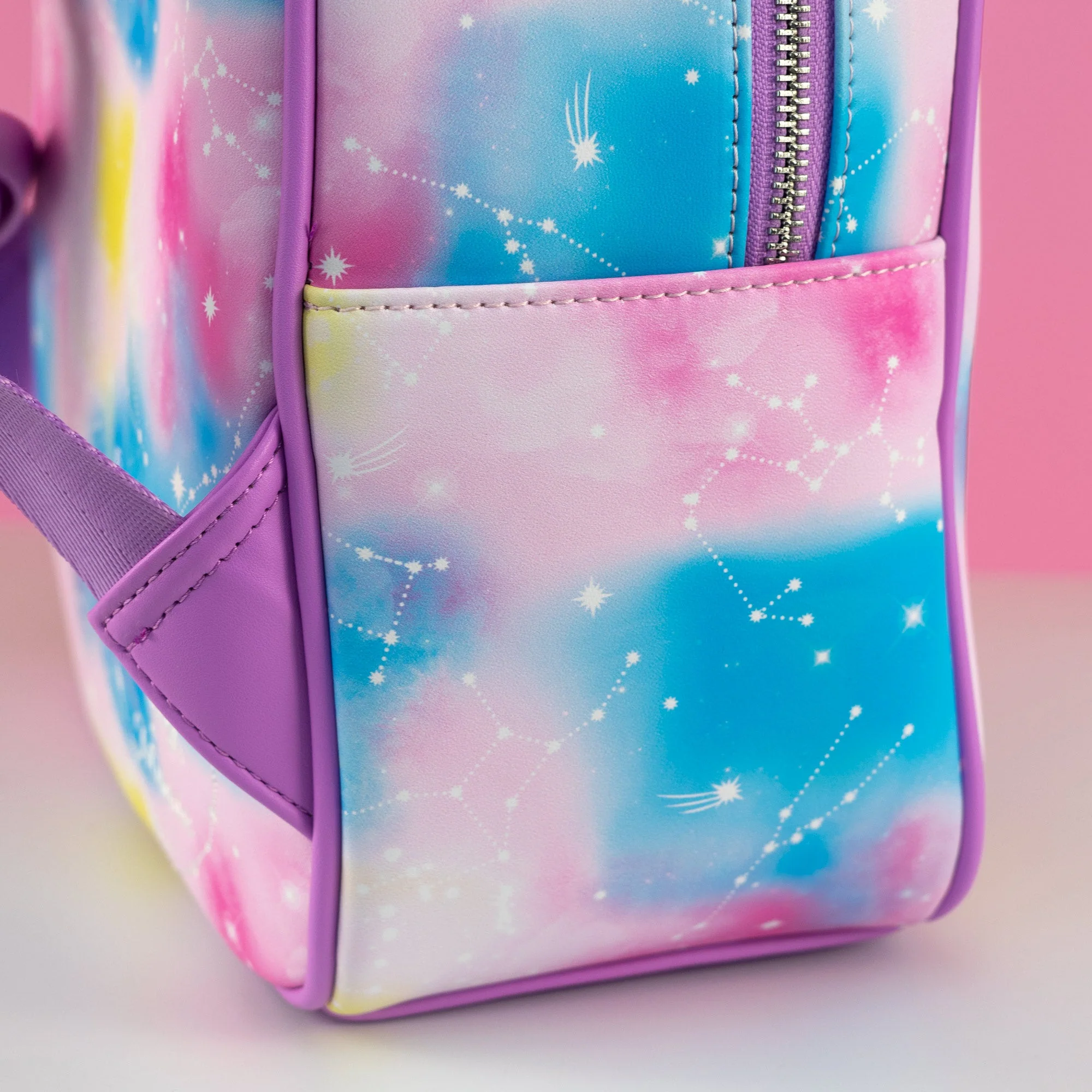 Loungefly x Disney Mickey and Minnie Mouse Constellation Kiss Mini Backpack - Image 4