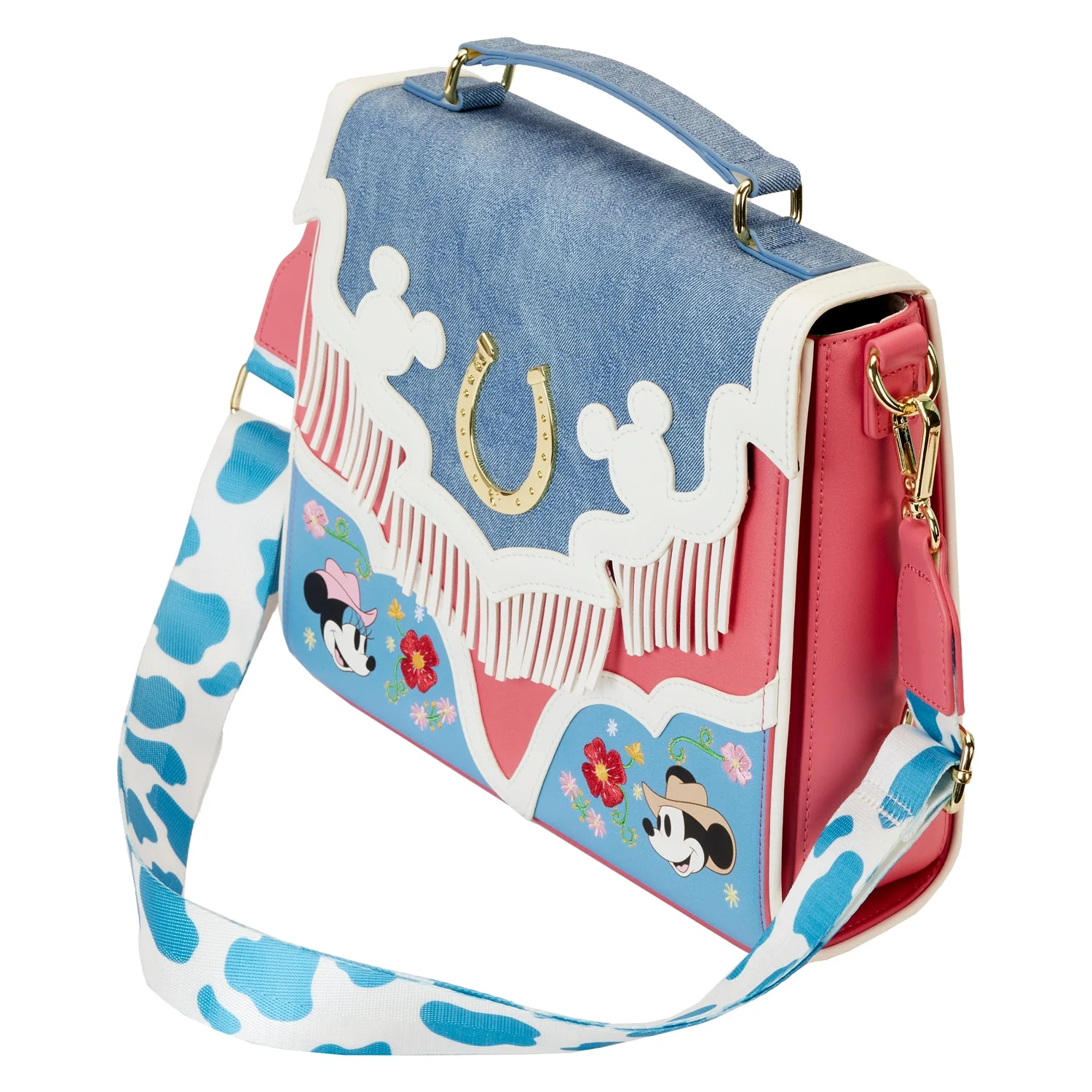 Loungefly x Disney Mickey And Minnie Western Crossbody Bag - Image 4