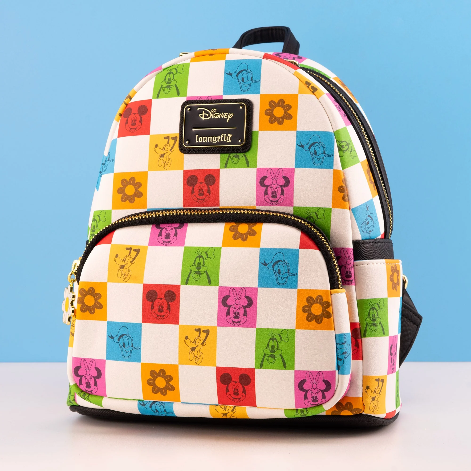Loungefly x Disney Mickey & Friends Colorblock Party Mini Backpack