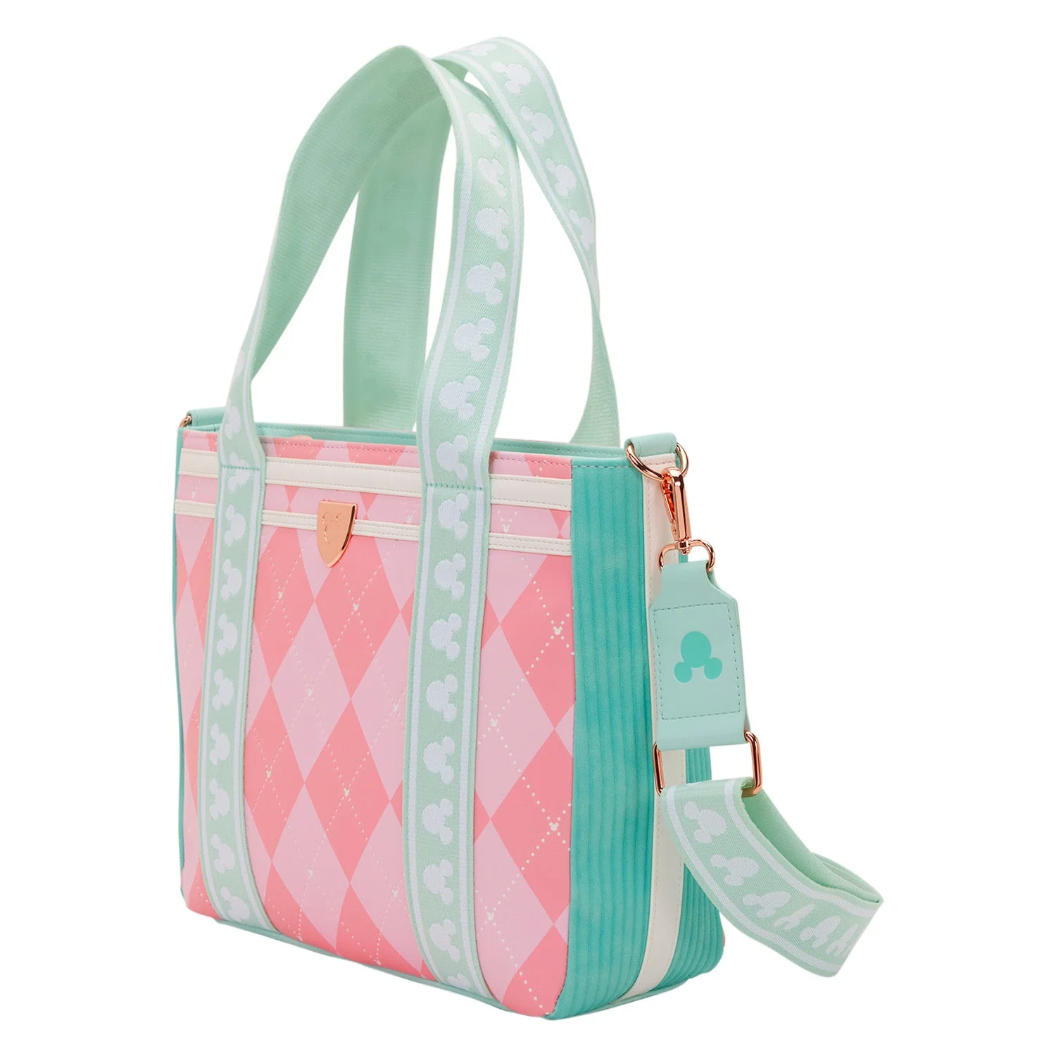 Loungefly x Disney Mickey & Friends Tennis Tote Bag With Coin Bag - Image 3