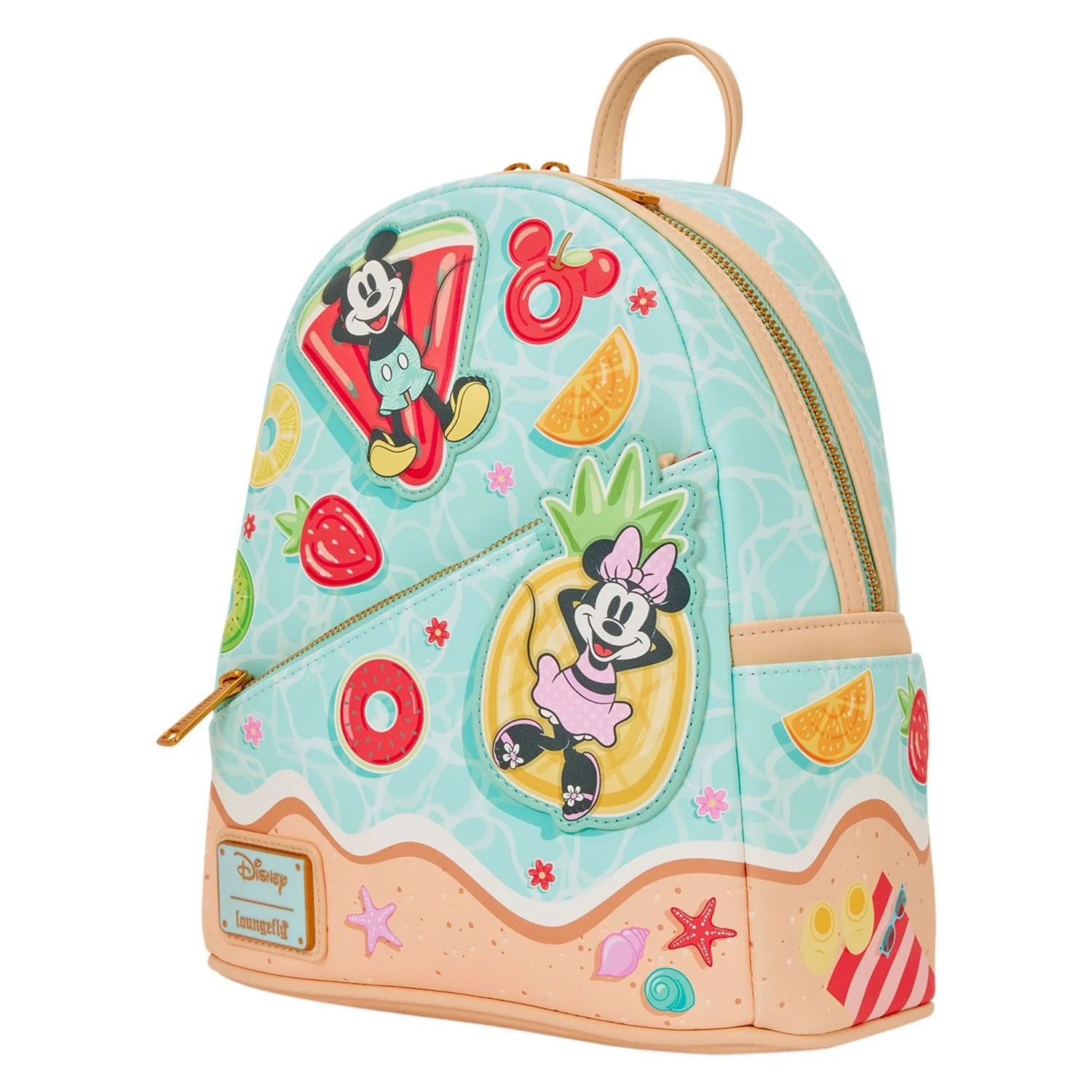 Loungefly x Disney Mickey & Minnie Beach Fun Mini Backpack - Image 2