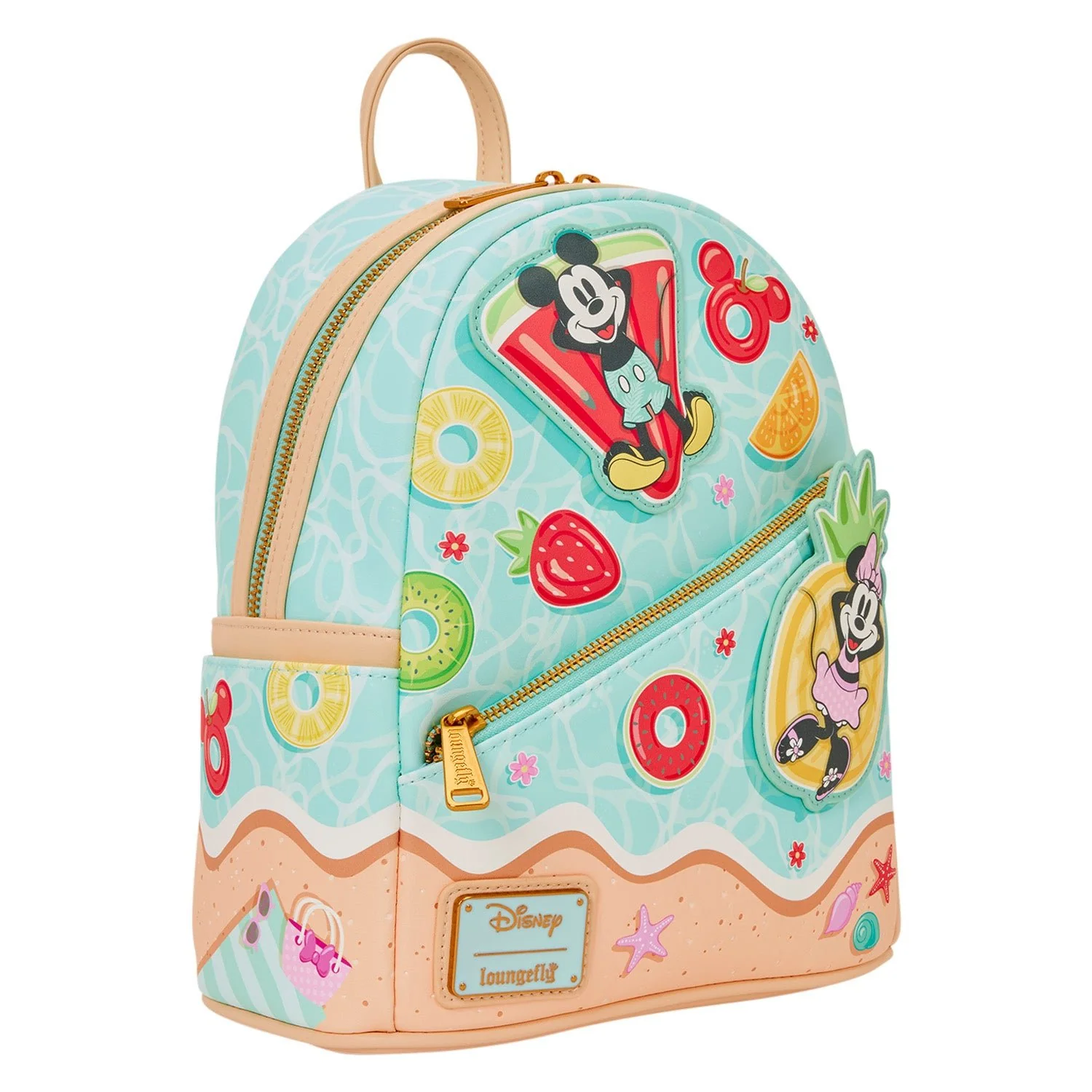 Loungefly x Disney Mickey & Minnie Beach Fun Mini Backpack - Image 3