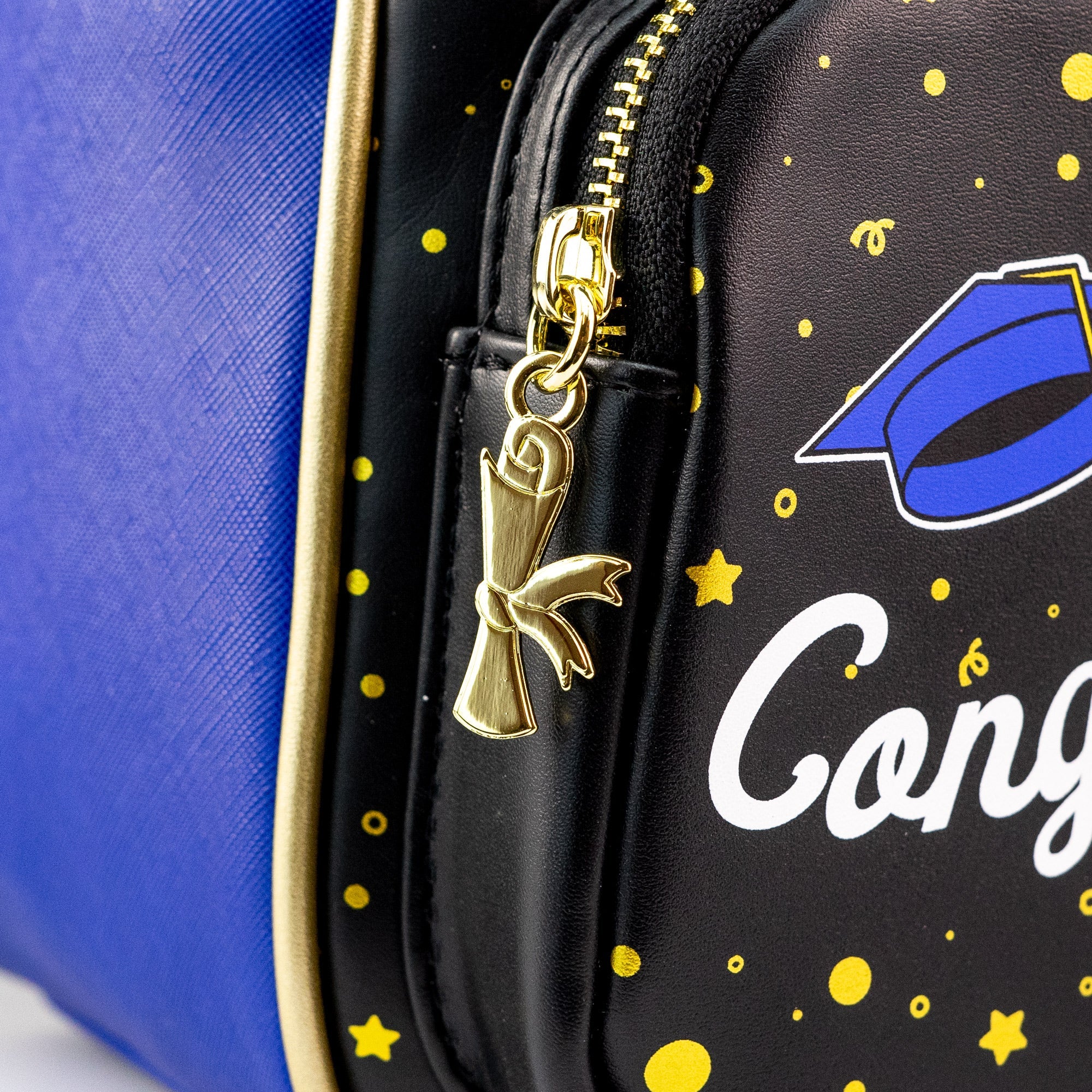 Loungefly x Disney Mickey & Minnie Graduation Mini Backpack - Image 3