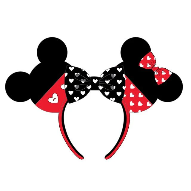 Loungefly x Disney Mickey Minnie Mouse Valentines Headband - Image 2