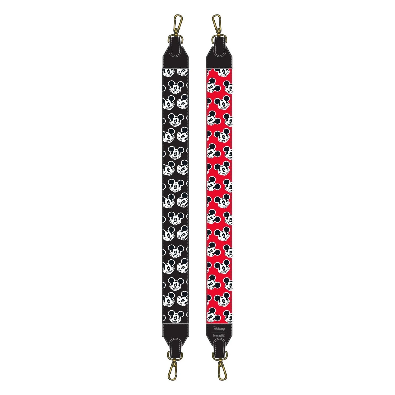 Loungefly x Disney Mickey Mouse All Over Print Bag Straps