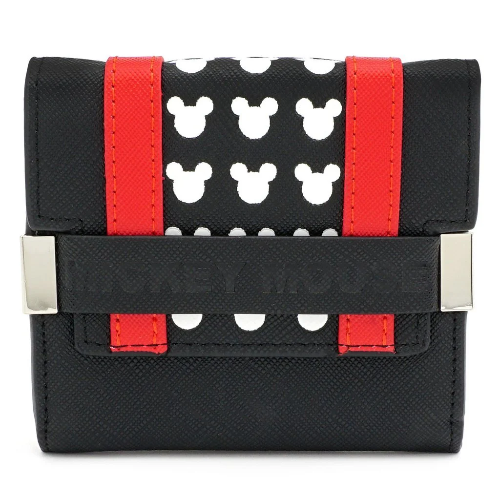 Loungefly x Disney Mickey Red & Black Trifold Purse - Image 2