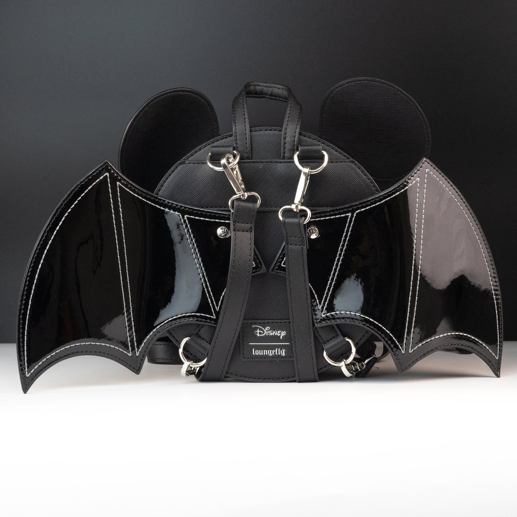 Loungefly x Disney Mickey Vampire Bat Convertible Mini Backpack - Image 6