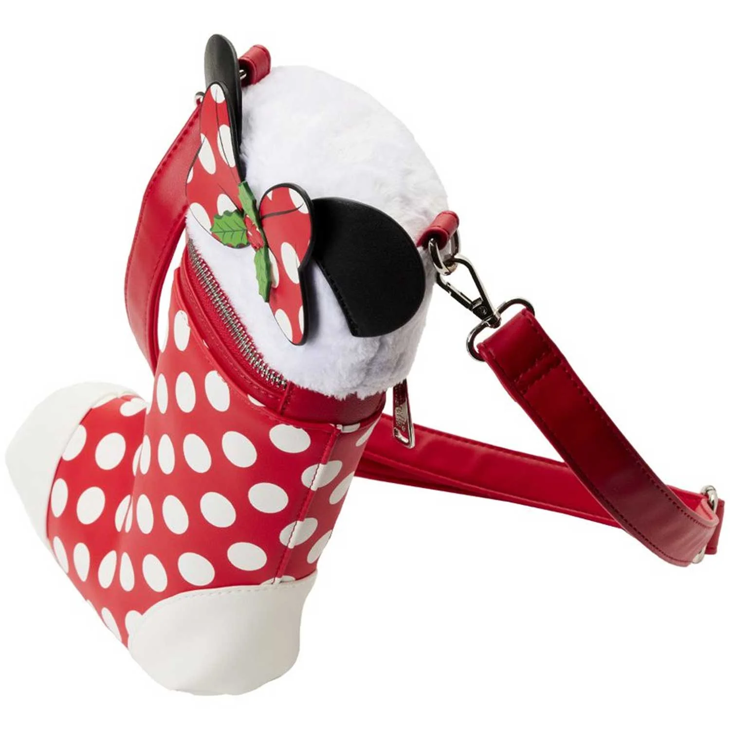 Loungefly x Disney Minnie Christmas Stocking Crossbody Bag - Image 3