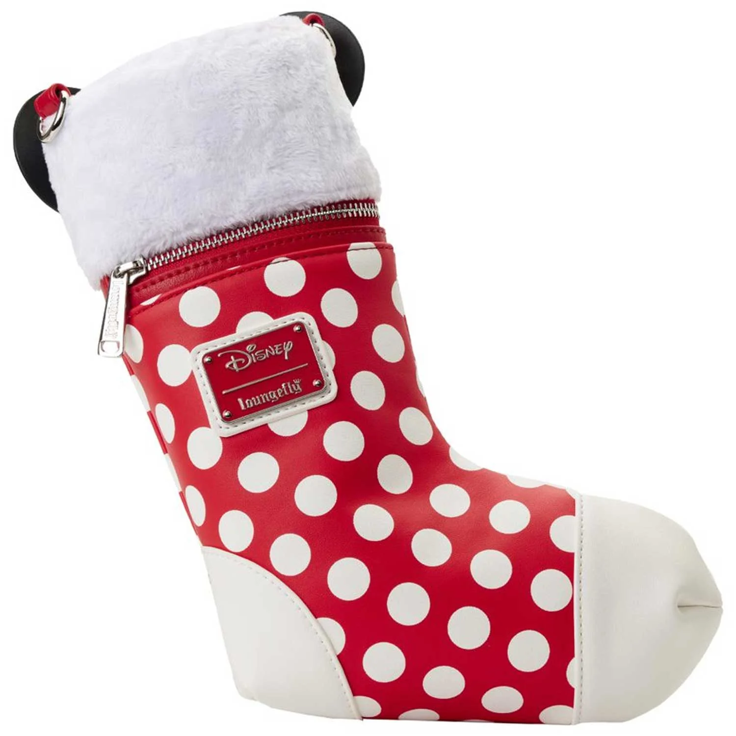 Loungefly x Disney Minnie Christmas Stocking Crossbody Bag - Image 4
