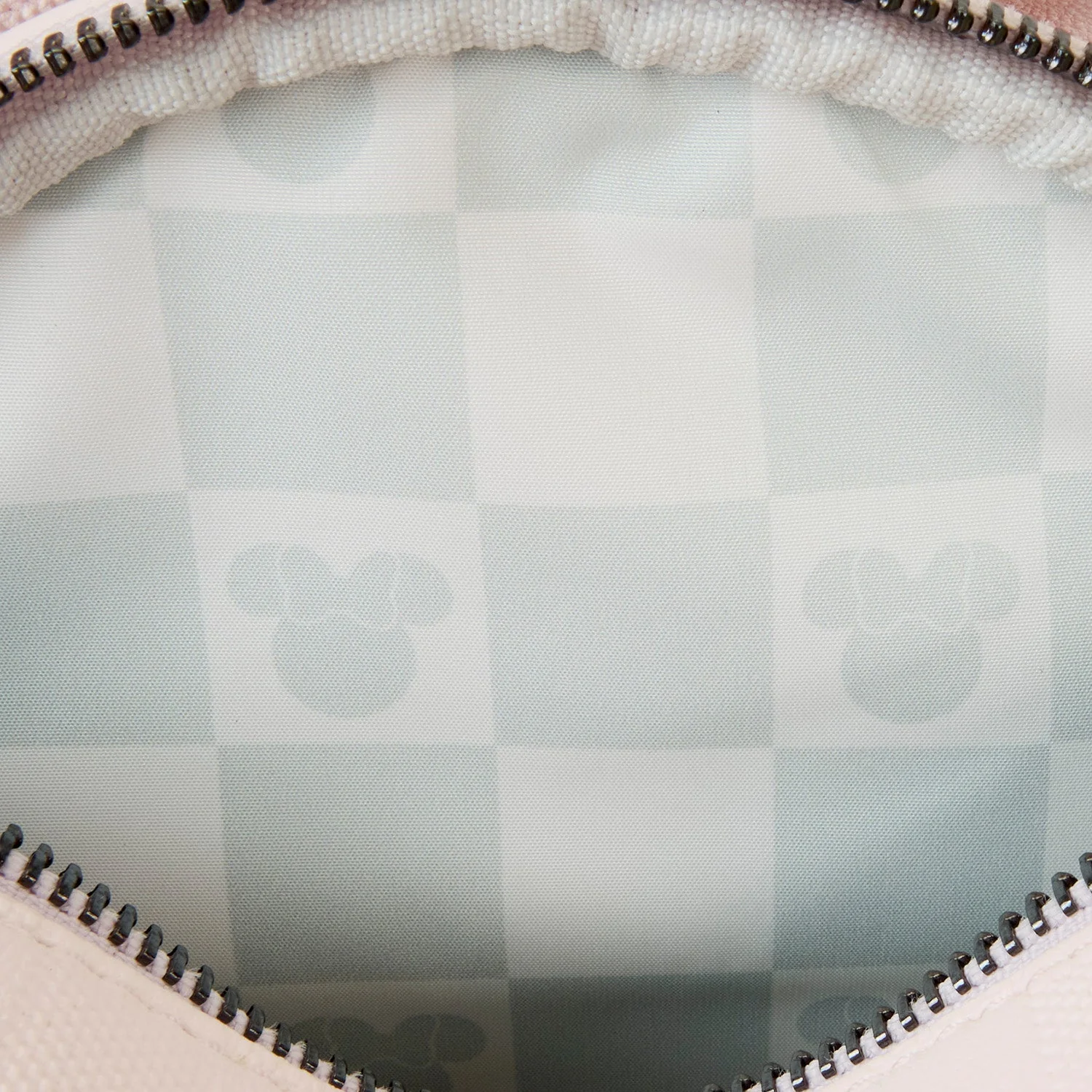 Loungefly x Disney Minnie Ear Pink Damier Convertible Crossbody - Image 5