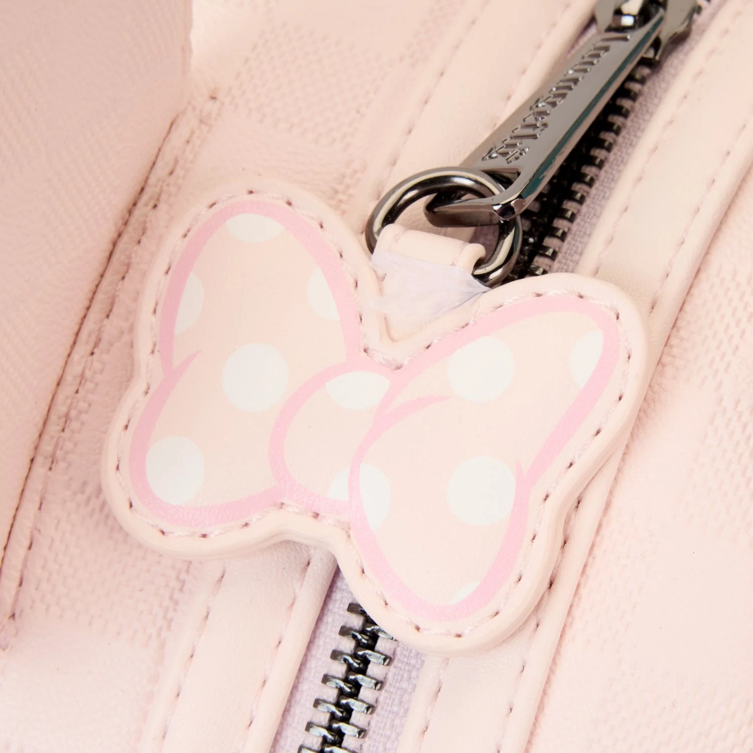 Loungefly x Disney Minnie Ear Pink Damier Mini Backpack - Image 5