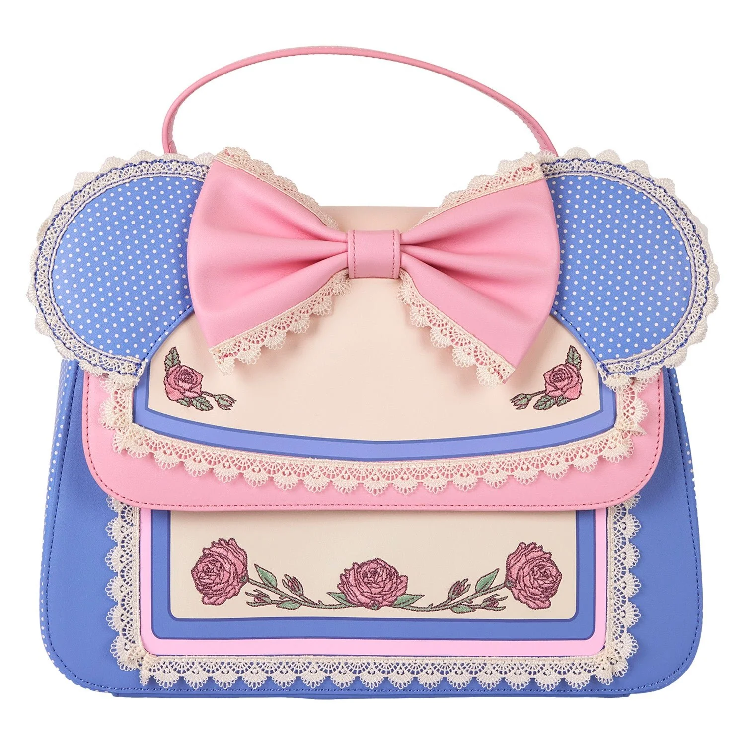 Loungefly x Disney Minnie Floral and Lace Ears Crossbody Bag - Image 2