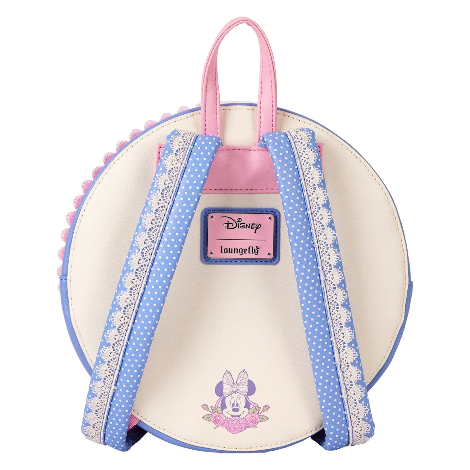Loungefly x Disney Minnie Floral and Lace Mini Backpack - Image 2