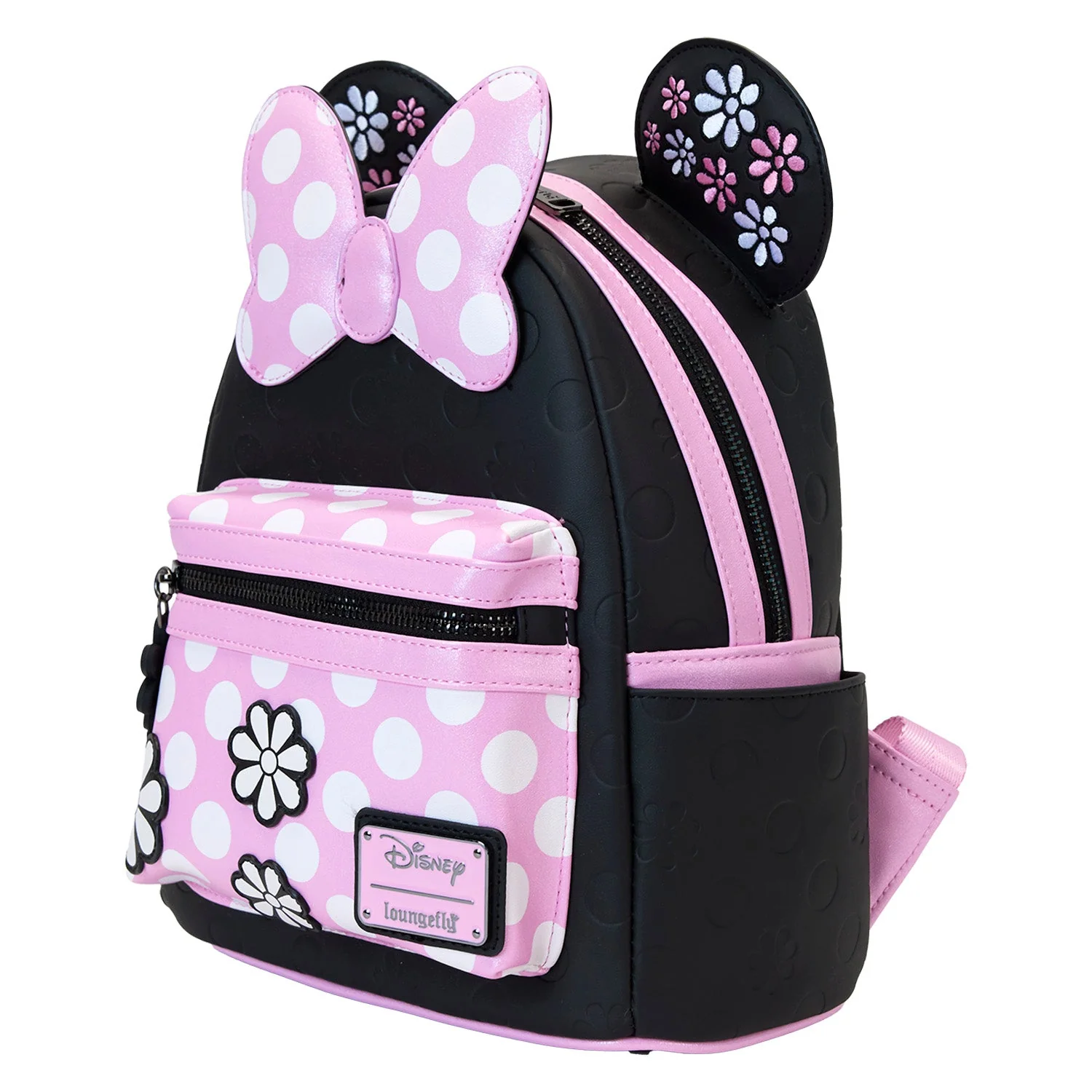 Loungefly x Disney Minnie Floral Rock the Dots Mini Backpack - Image 2