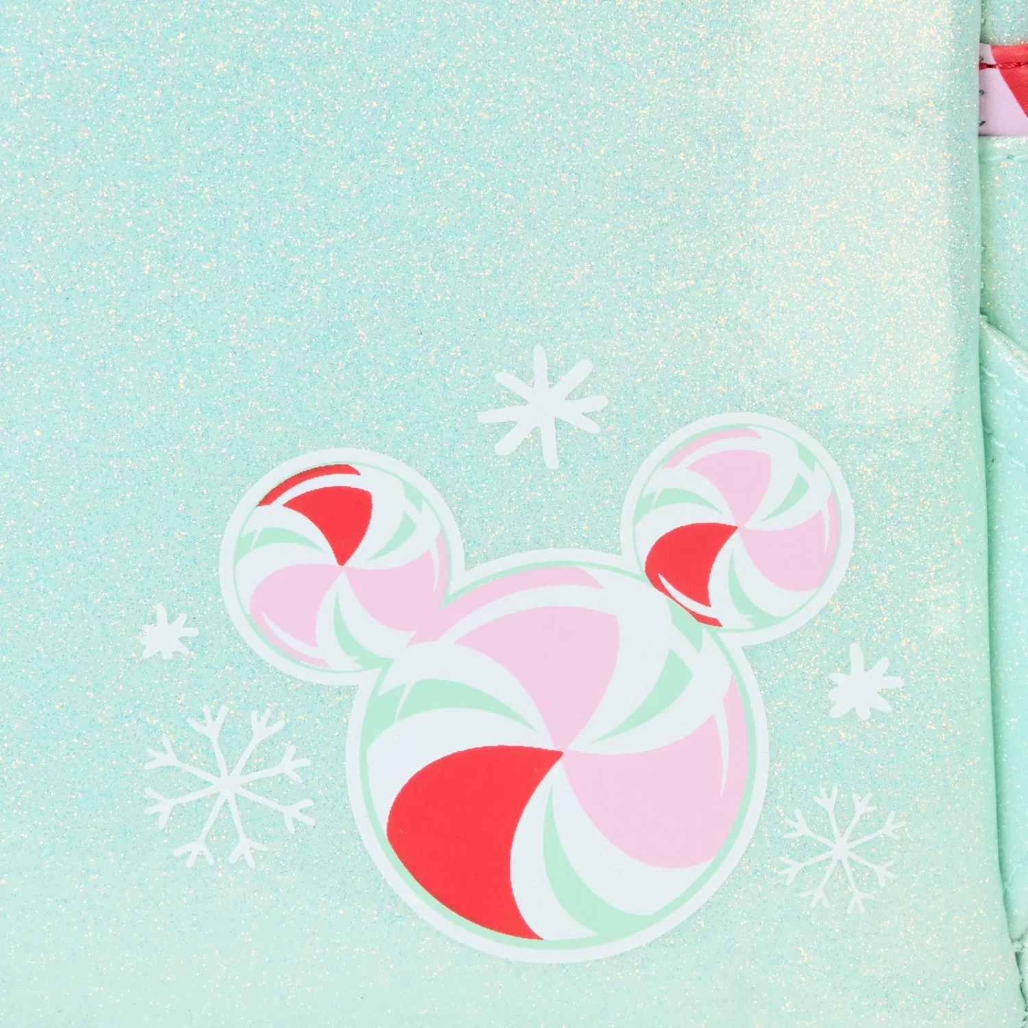 Loungefly x Disney Minnie Holiday Peppermint Ornaments Mini Backpack - Image 6