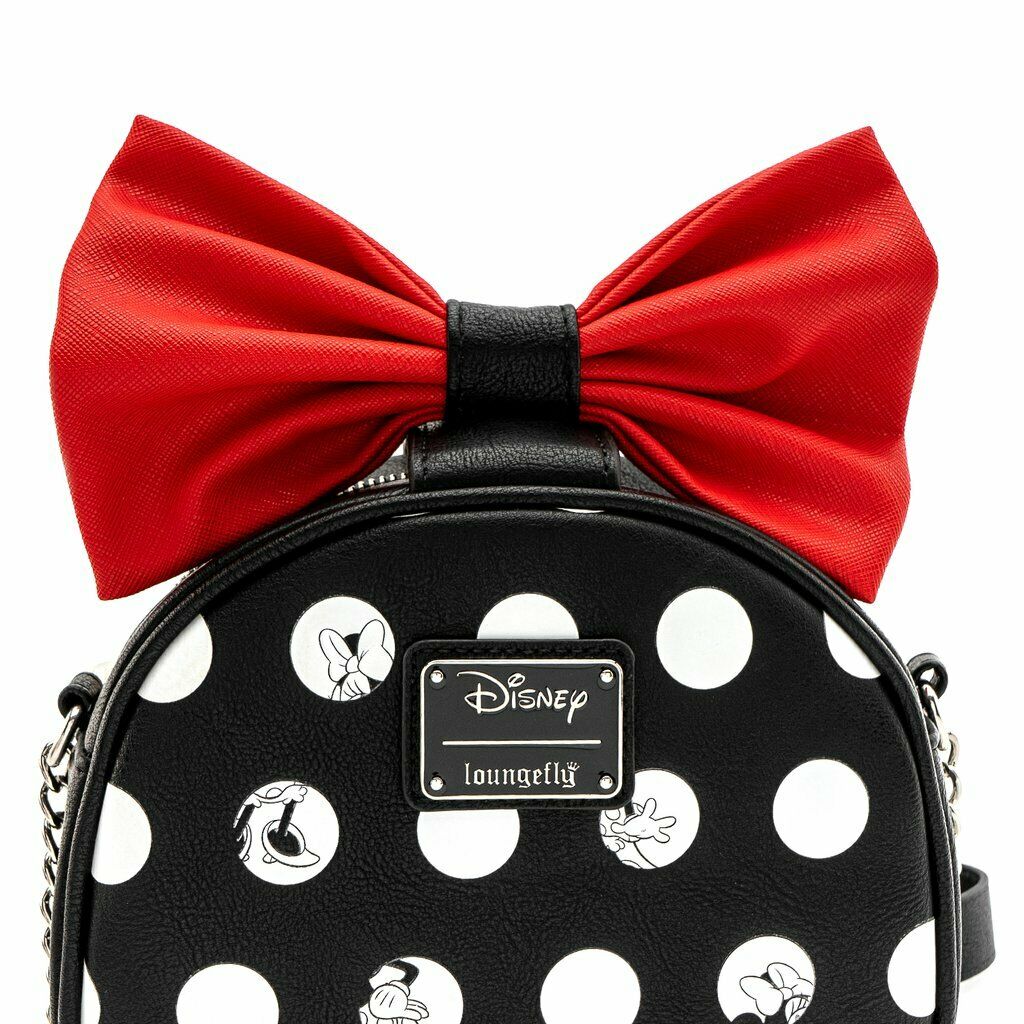 Loungefly x Disney Minnie Mouse Big Red Bow Crossbody Bag - Image 2