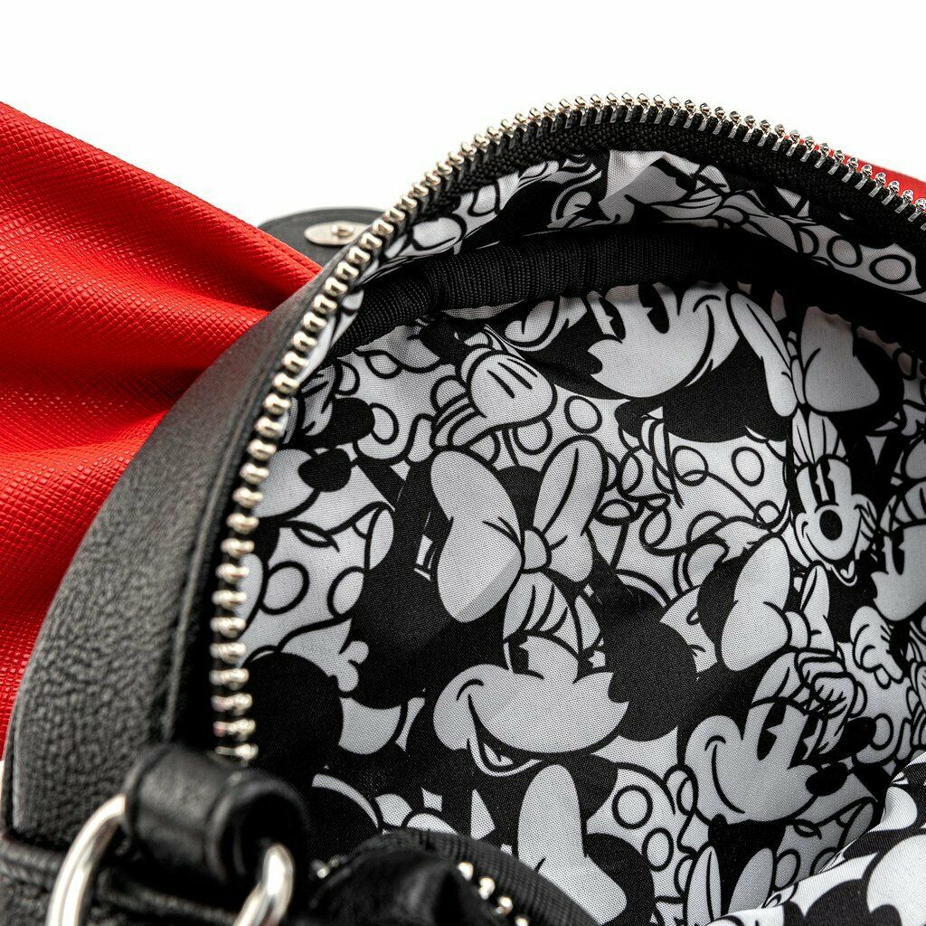 Loungefly x Disney Minnie Mouse Big Red Bow Crossbody Bag - Image 4