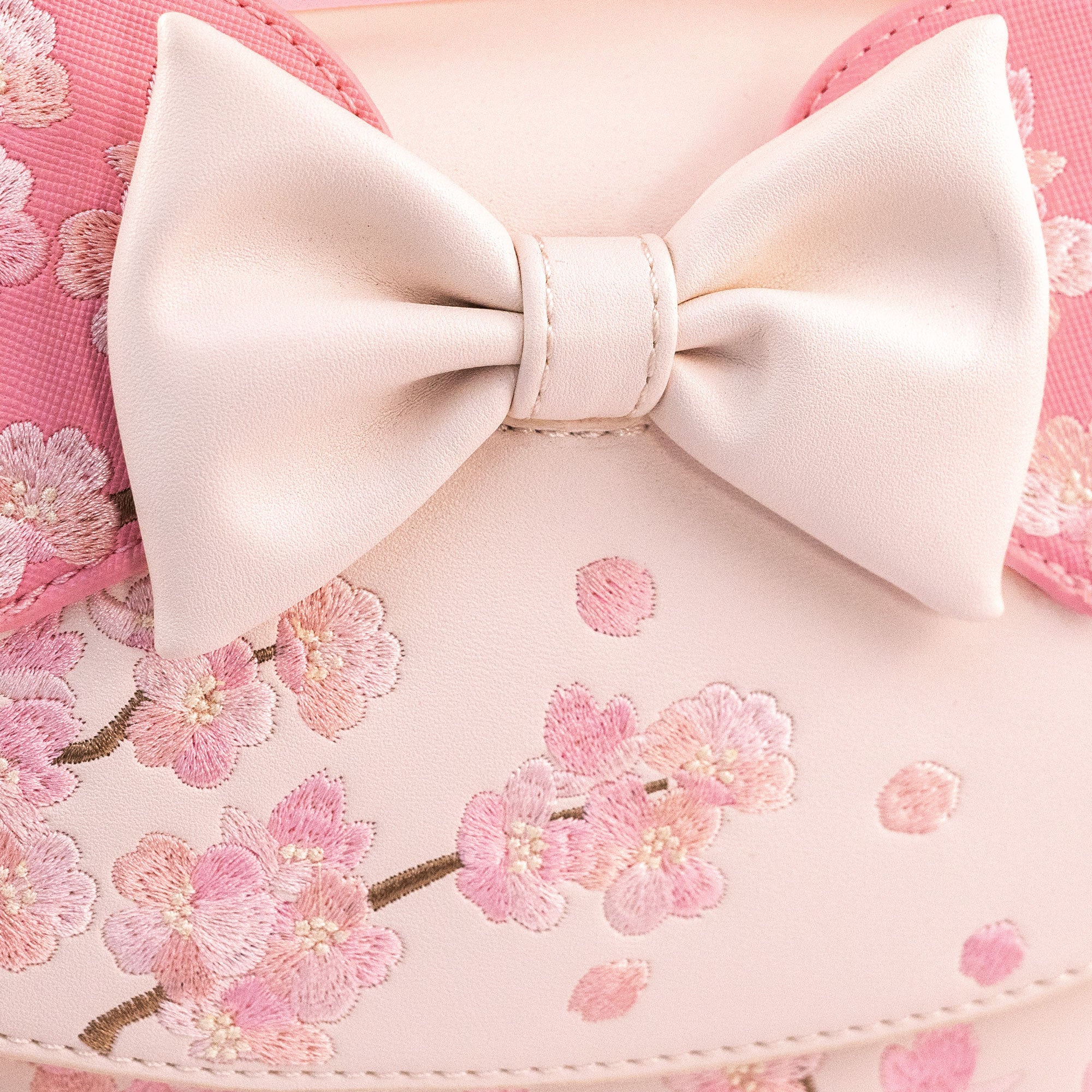 Loungefly x Disney Minnie Mouse Cherry Blossom Cosplay Crossbody Handbag - Image 2