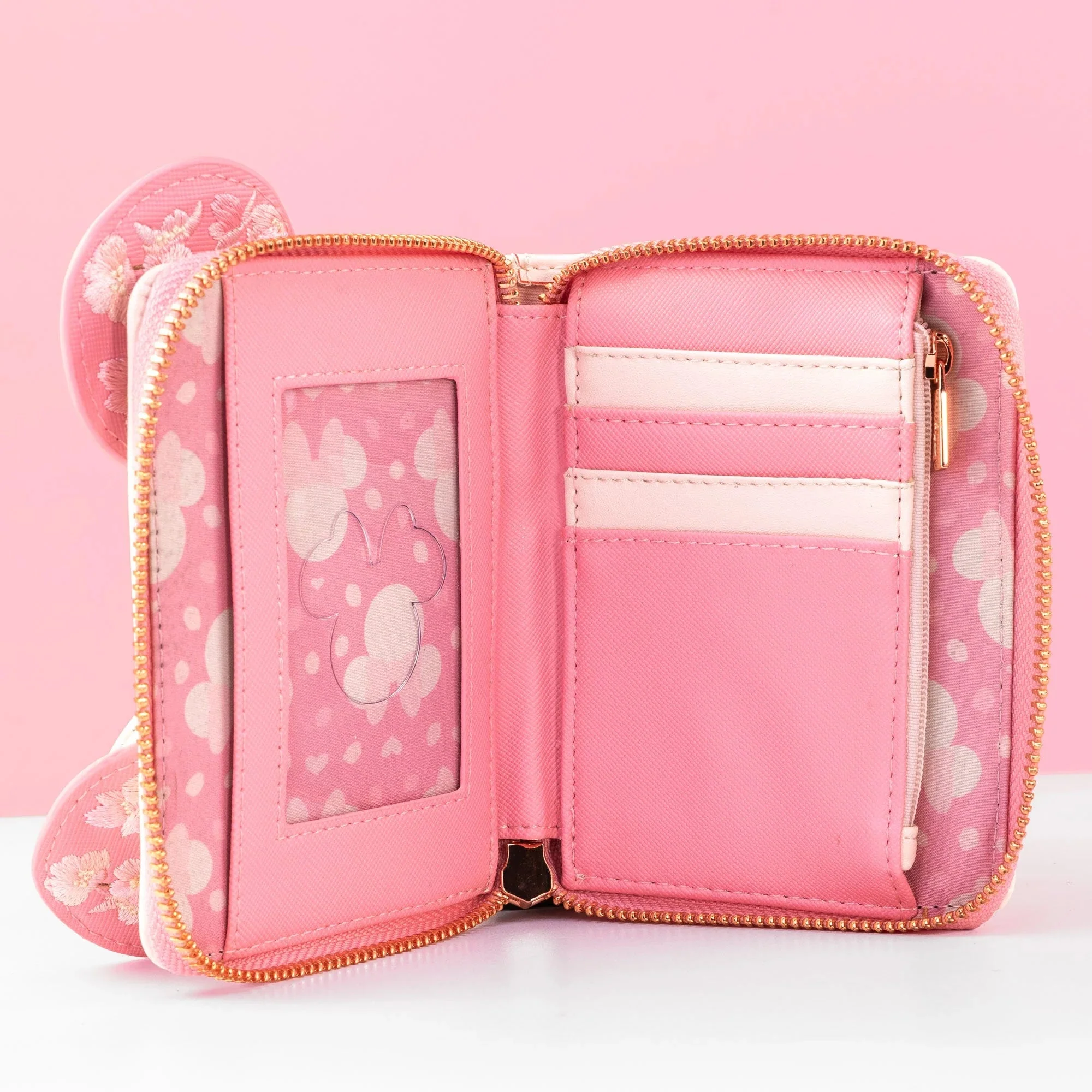 Loungefly x Disney Minnie Mouse Cherry Blossom Cosplay Wallet - Image 2