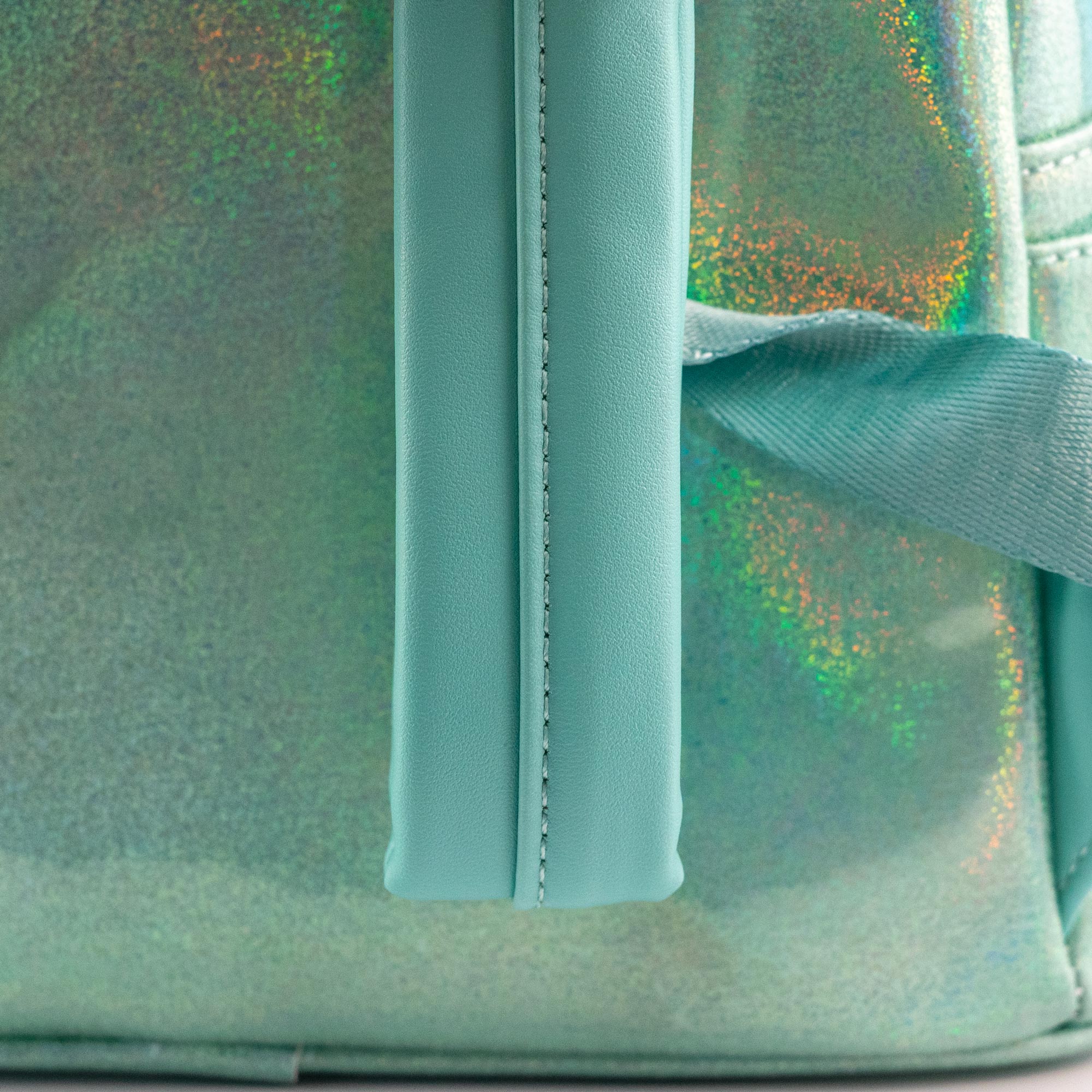 Loungefly x Disney Minnie Mouse Holographic Jade Sequin Mini Backpack - Image 5
