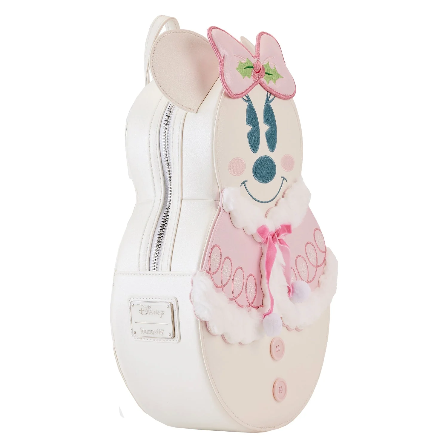 Loungefly x Disney Minnie Mouse Figural Snowman Mini Backpack - Image 2
