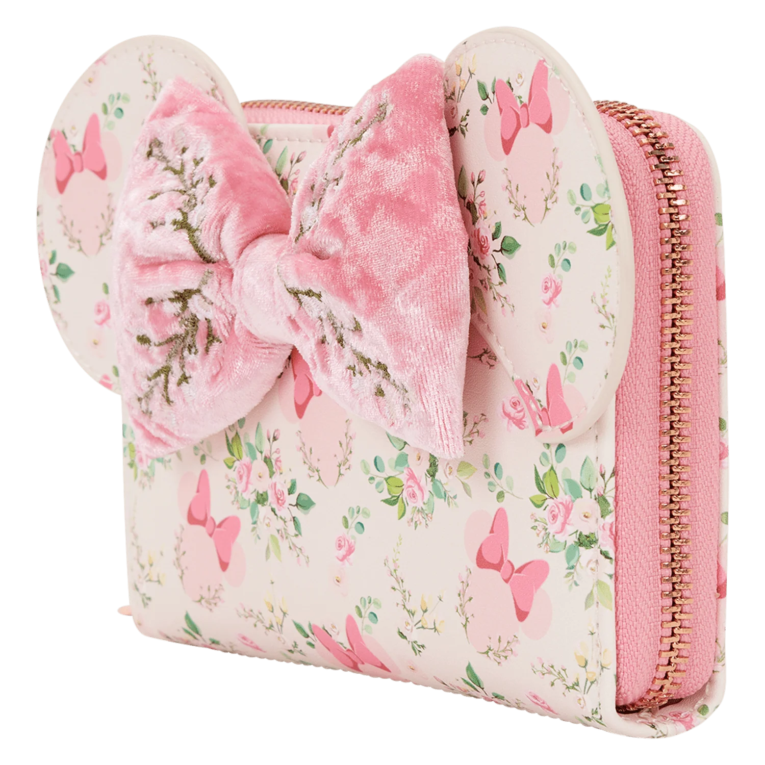 Loungefly x Disney Minnie Mouse Floral Zip Around Wallet - Image 2