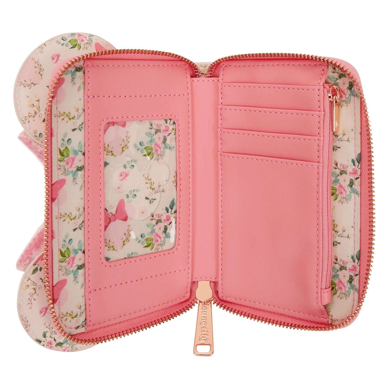 Loungefly x Disney Minnie Mouse Floral Zip Around Wallet - Image 4