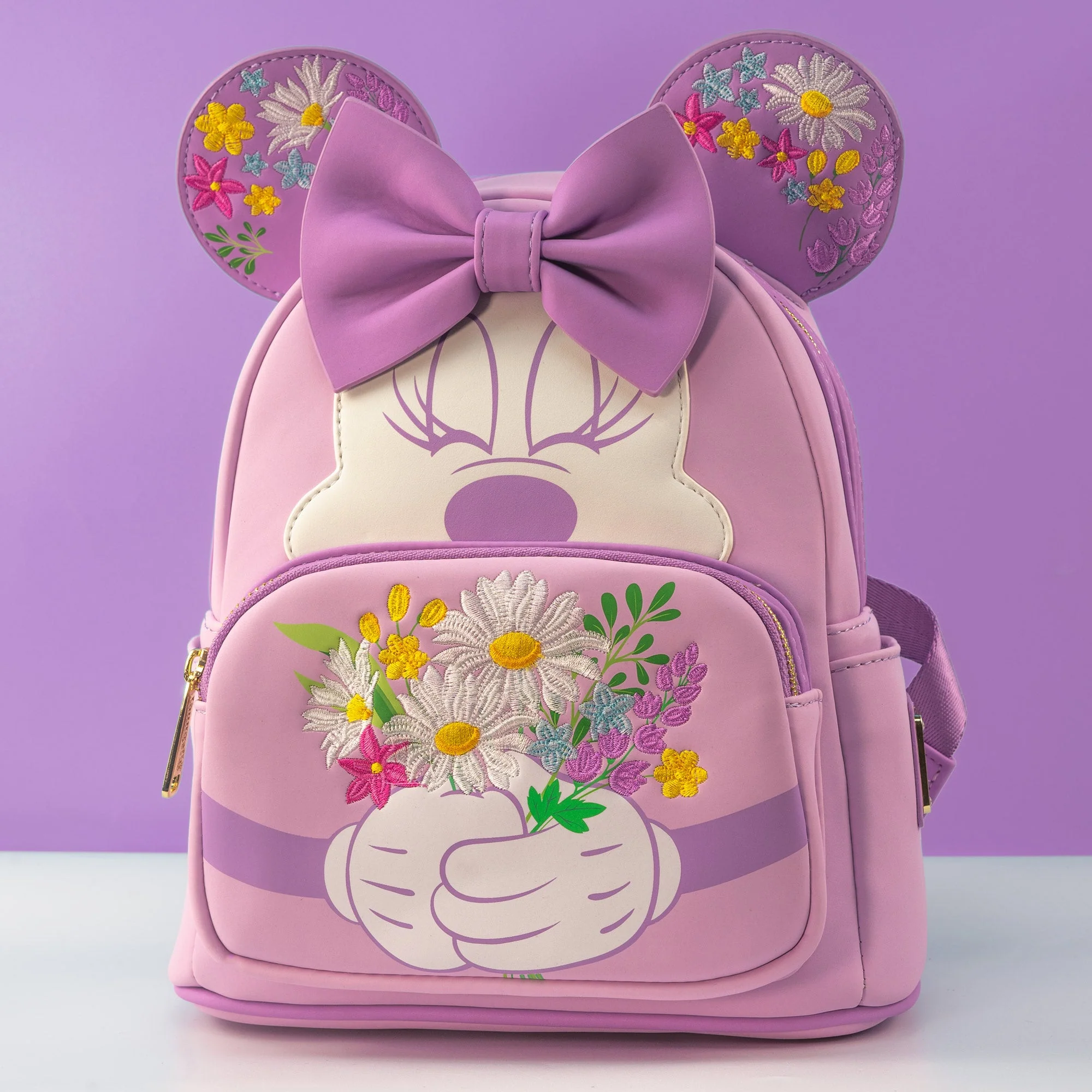 Loungefly x Disney Minnie Mouse Flower Mini Backpack