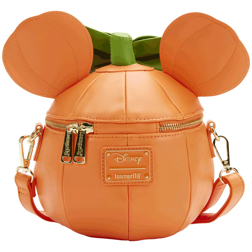 Loungefly x Disney Minnie Mouse Glow in the Dark Pumpkin Crossbody Bag - Image 3