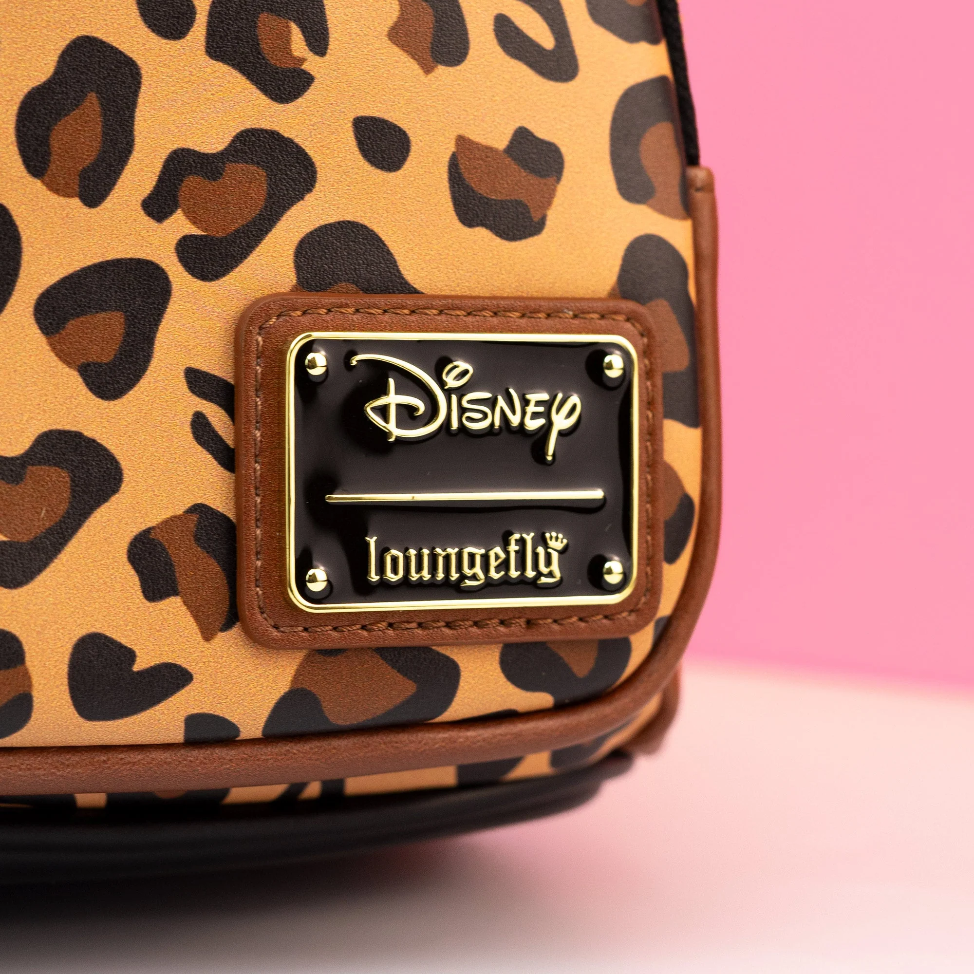 Loungefly x Disney Minnie Mouse Leopard Print Mini Backpack - Image 2