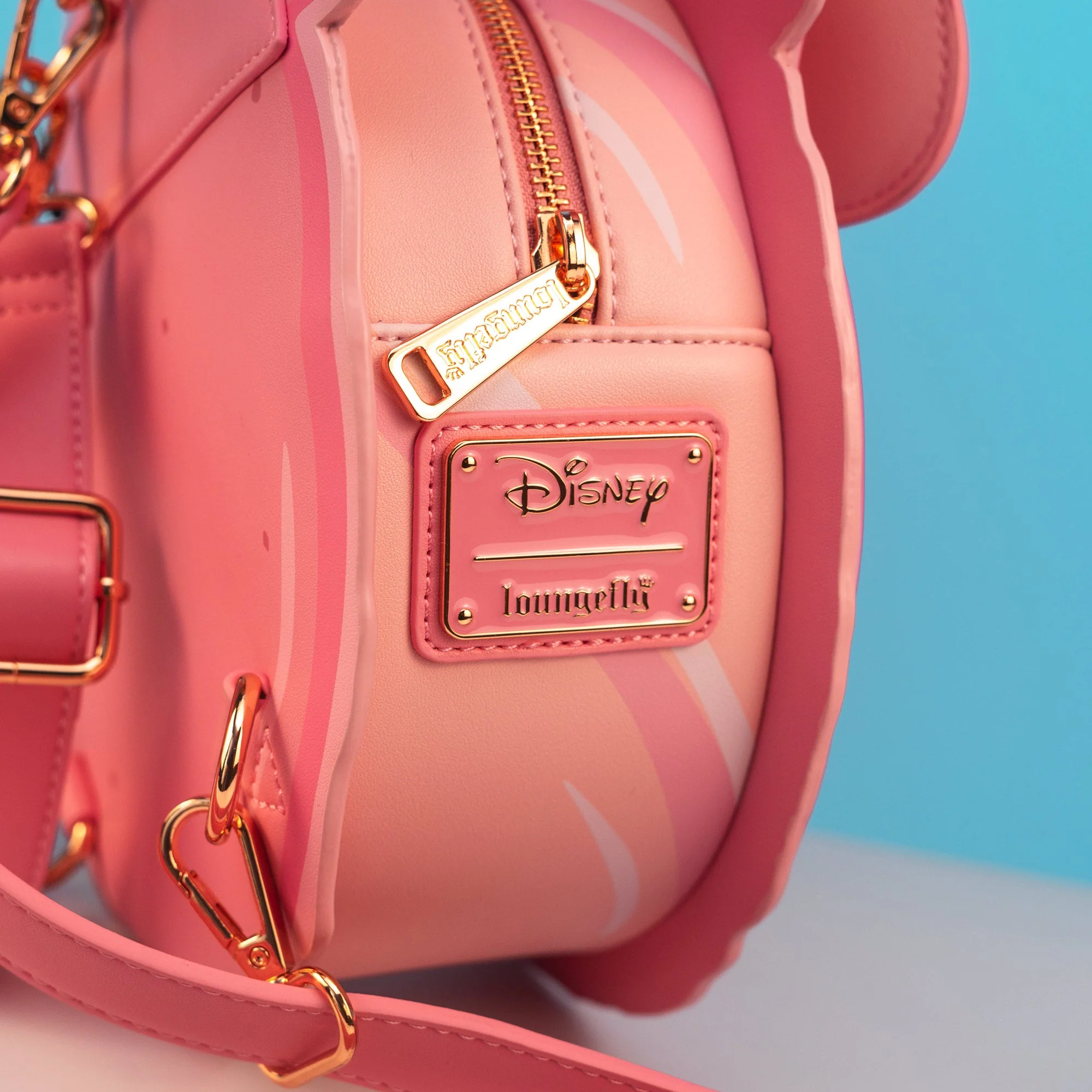 Loungefly x Disney Minnie Mouse Macaron Convertible Crossbody Backpack - Image 4