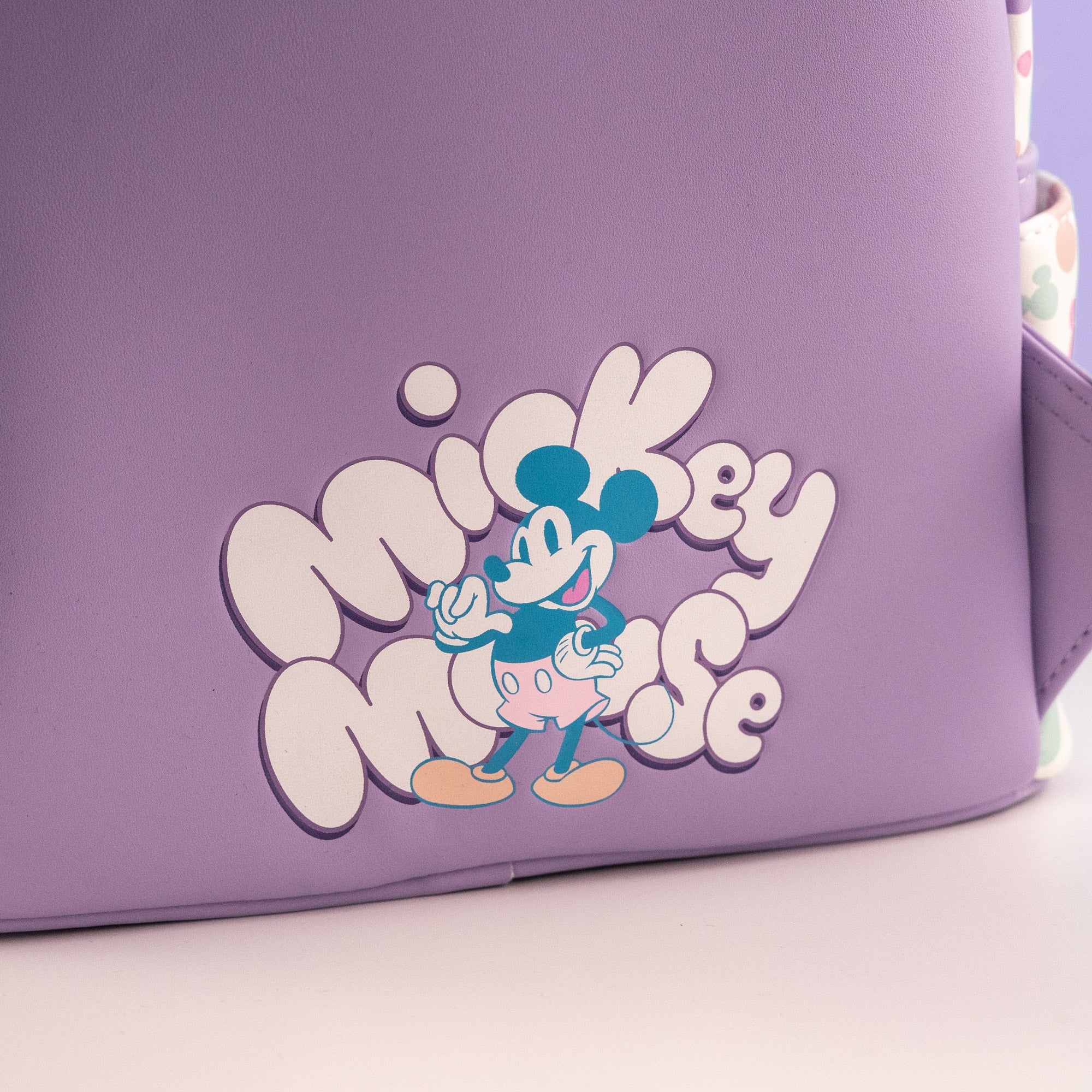 Loungefly x Disney Mickey Mouse Pastel AOP Sequin Mini Backpack - Image 5