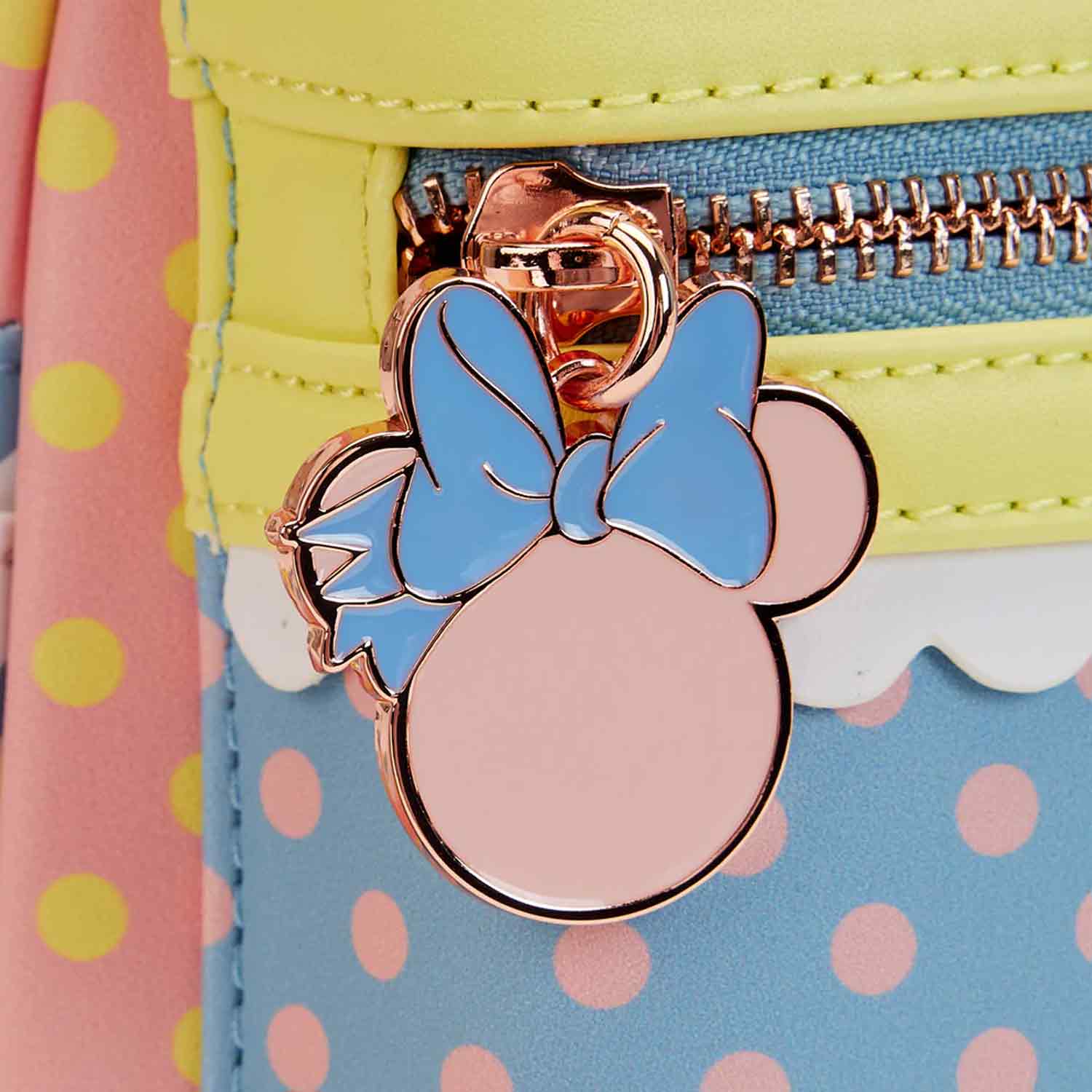 Loungefly x Disney Minnie Mouse Pastel Polka Dot Mini Backpack - Image 7