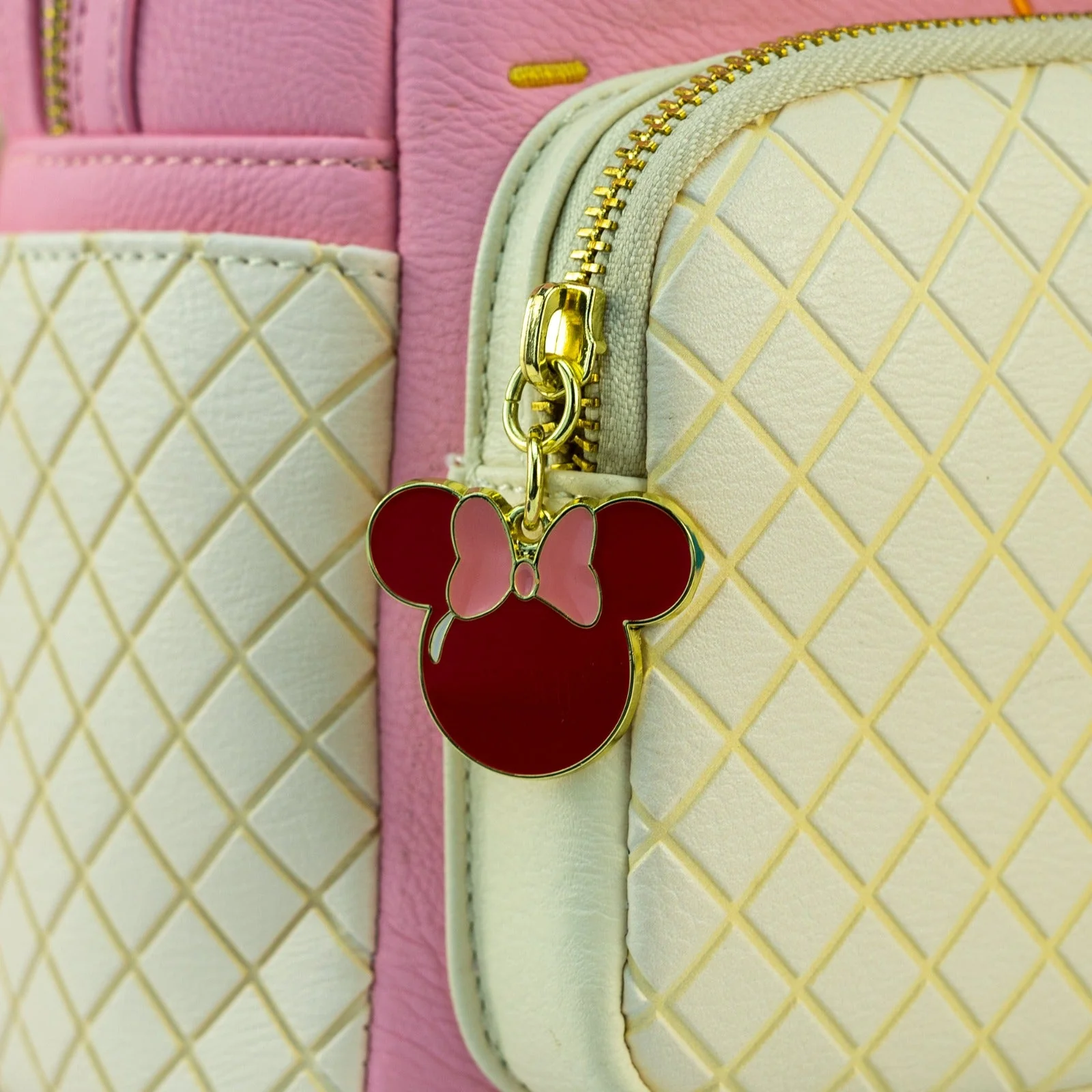 Loungefly x Disney Minnie Mouse Pink Sundae Ice Cream Mini Backpack - Image 4