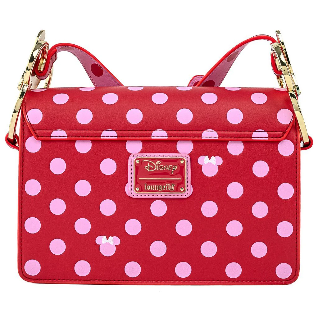 Loungefly x Disney Minnie Mouse Polka Dot Bow Handbag - Image 5